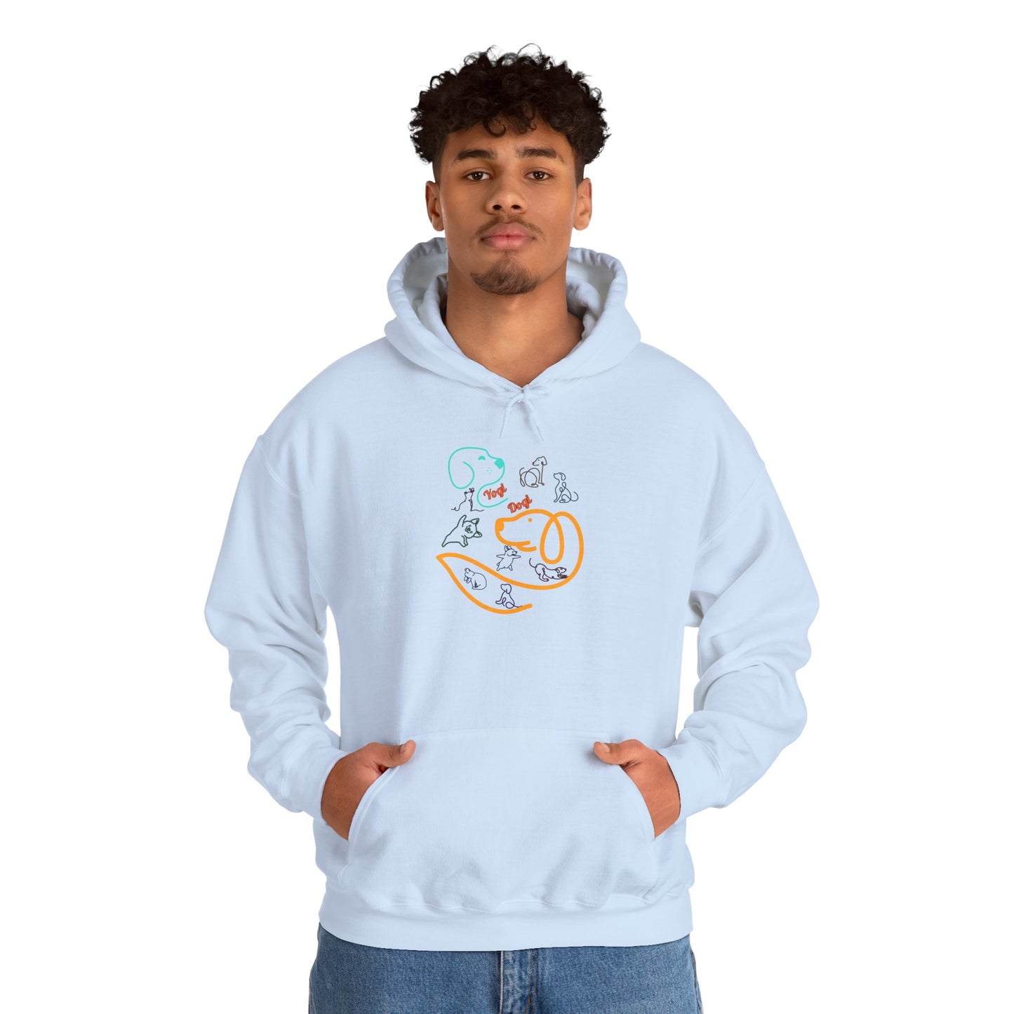 Yogi Dogi vV7. Hoodie - Animal Art for Dog Lovers