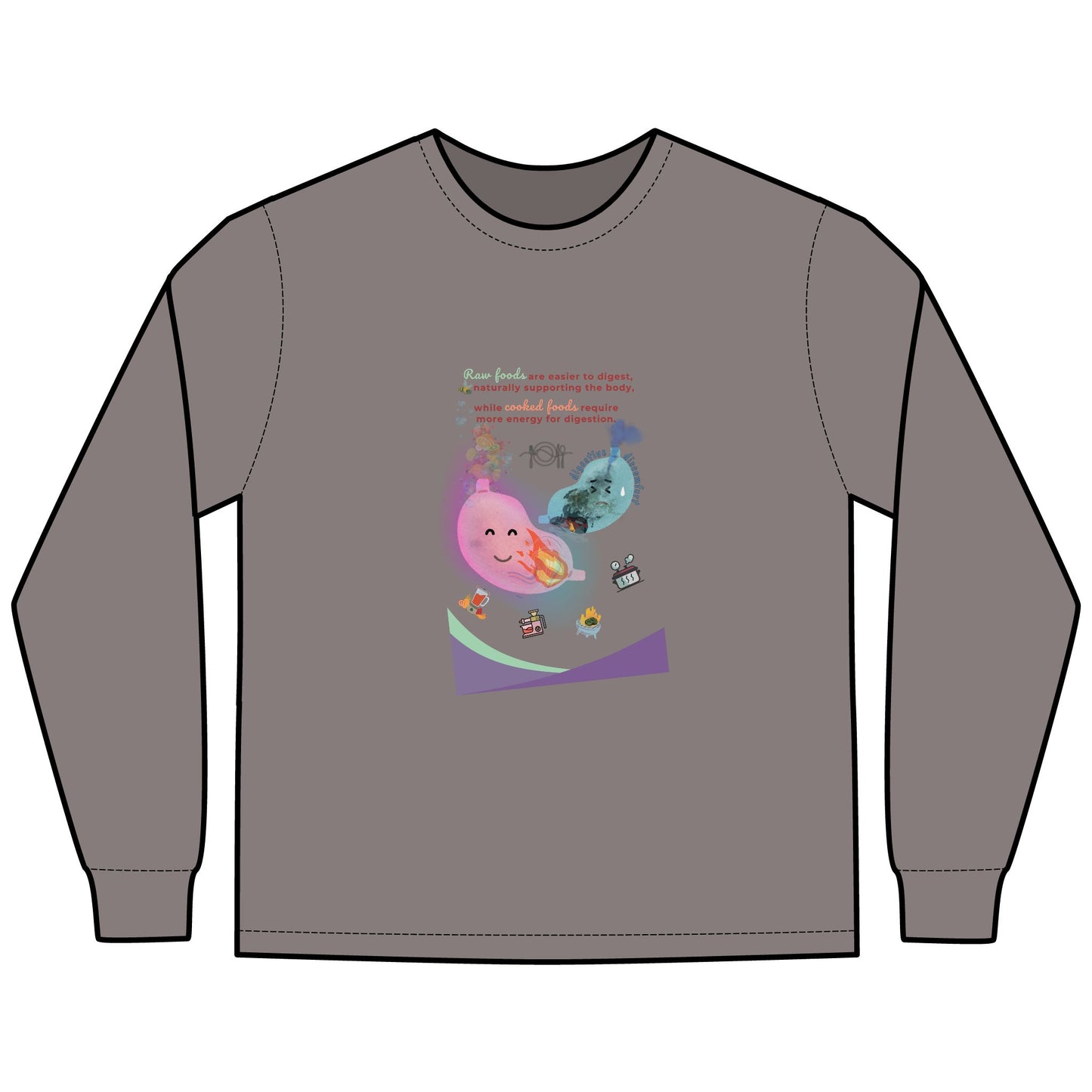 Why Choose Raw Knowledge v19.2 – Playful Unisex Long Sleeve Tee for Everyday Wear