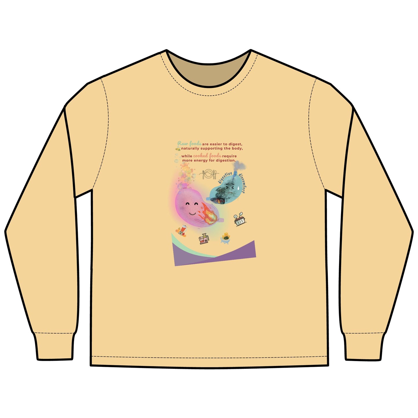 Why Choose Raw Knowledge v19.2 – Playful Unisex Long Sleeve Tee for Everyday Wear