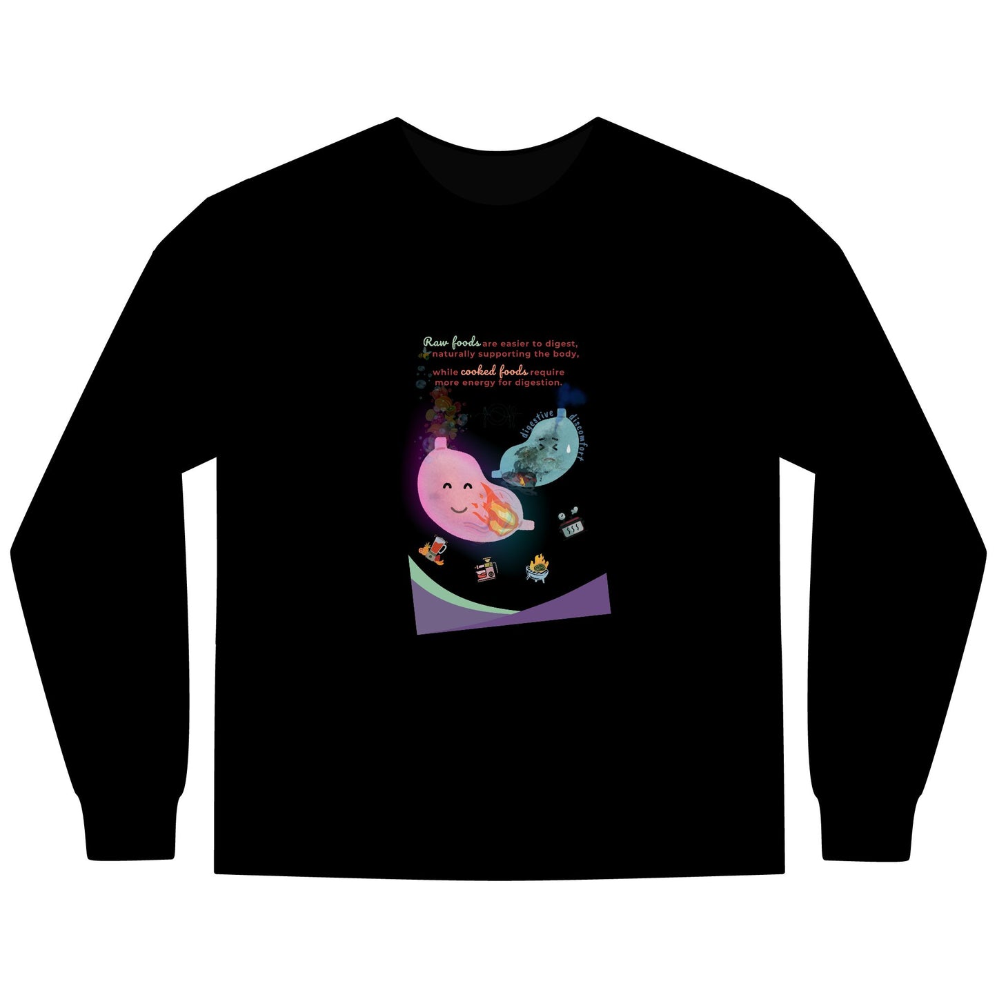 Why Choose Raw Knowledge v19.2 – Playful Unisex Long Sleeve Tee for Everyday Wear