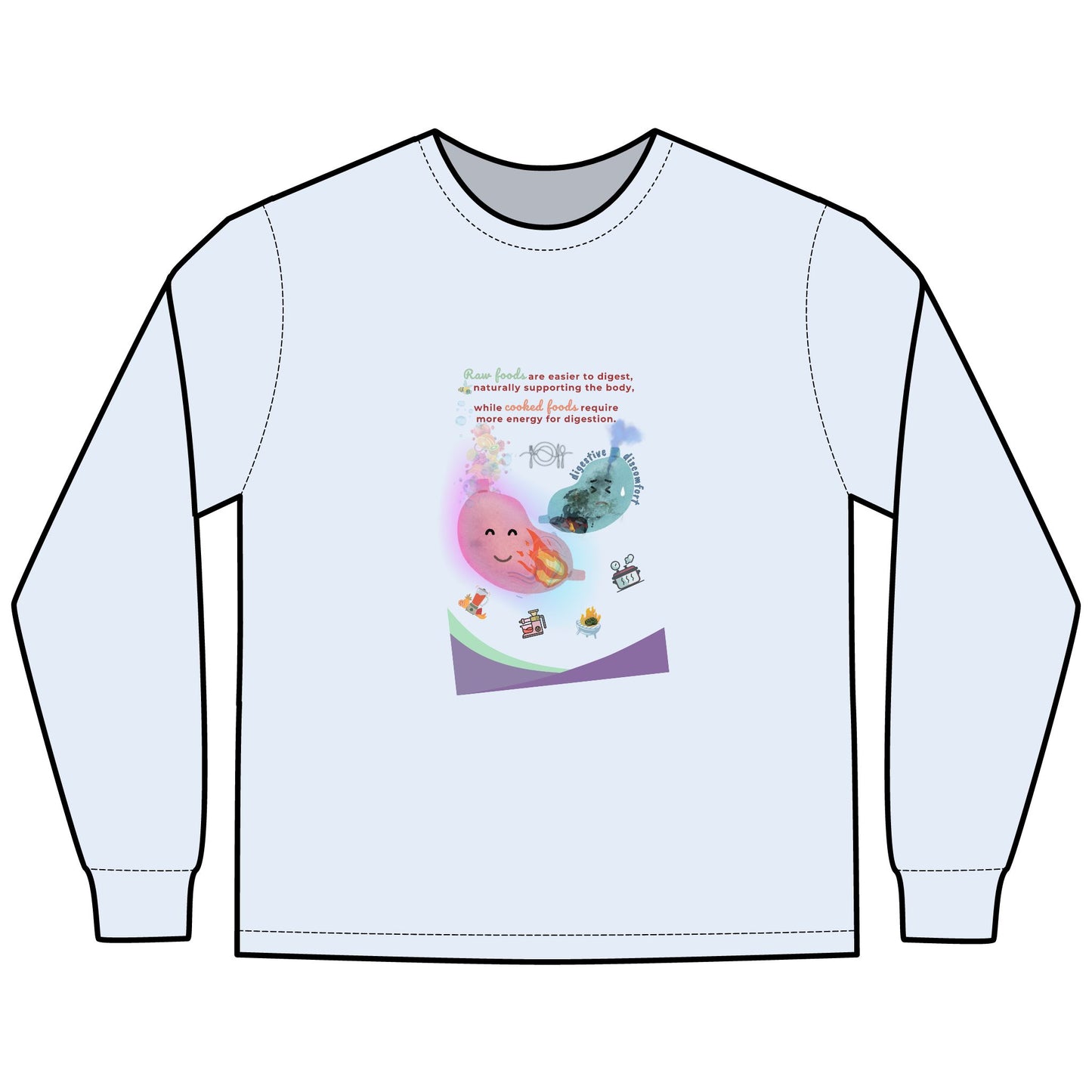 Why Choose Raw Knowledge v19.2 – Playful Unisex Long Sleeve Tee for Everyday Wear