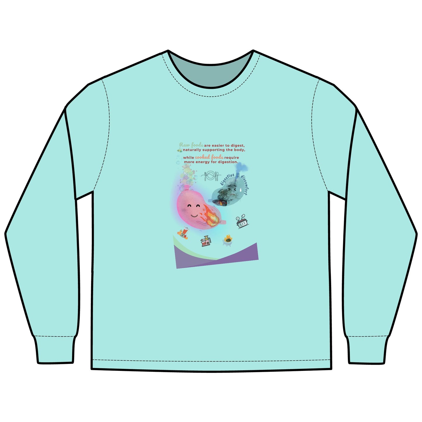 Why Choose Raw Knowledge v19.2 – Playful Unisex Long Sleeve Tee for Everyday Wear