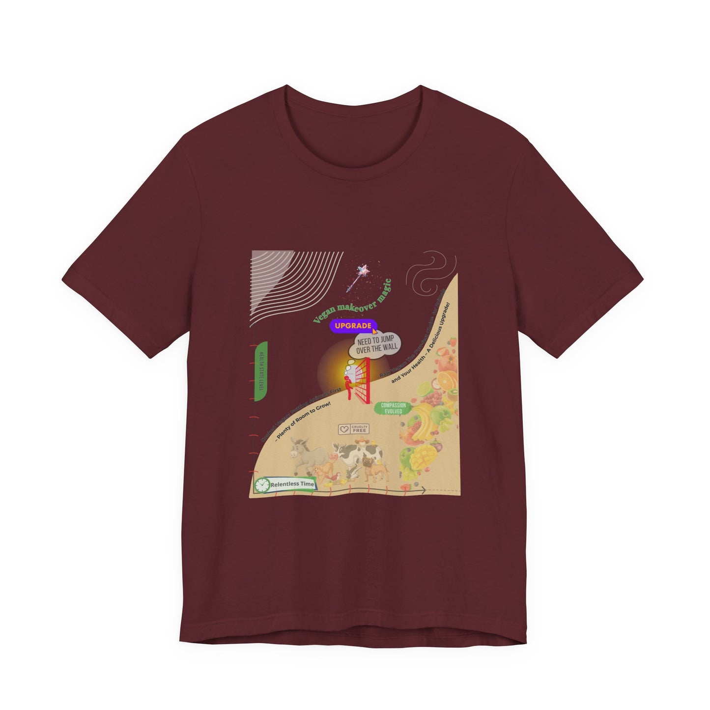 Why Choose Raw Knowledge v23.2 Adventure Map Short Sleeve Tee - Unisex