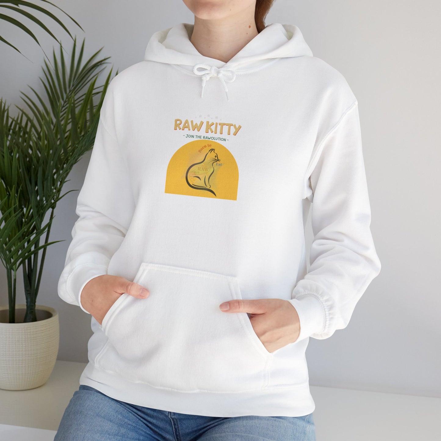 RAW KITTY V2.3 Hoodie - Cat Lovers Sweatshirt