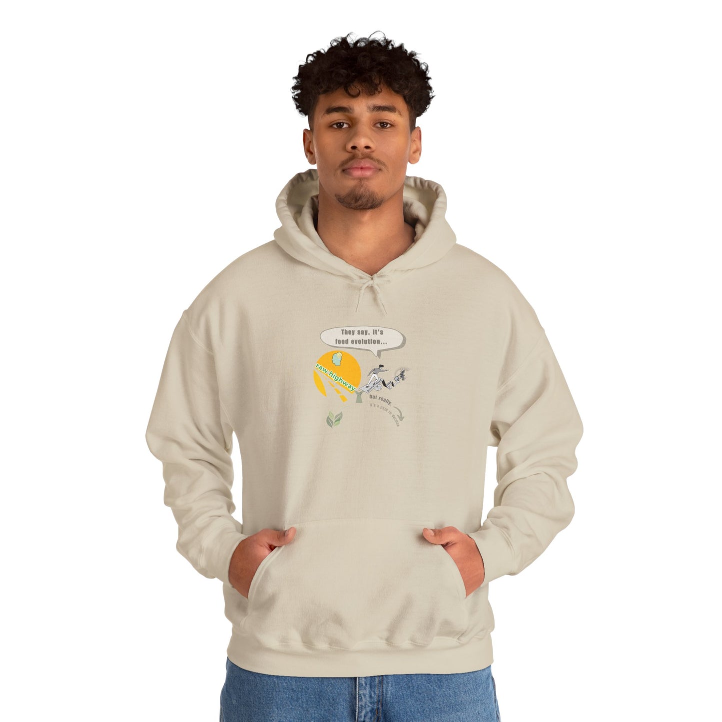 Raw vs Processed Path Hoodie – Sunshine Vibes Wellness Design | Why Choose Raw Knowledge v8.2