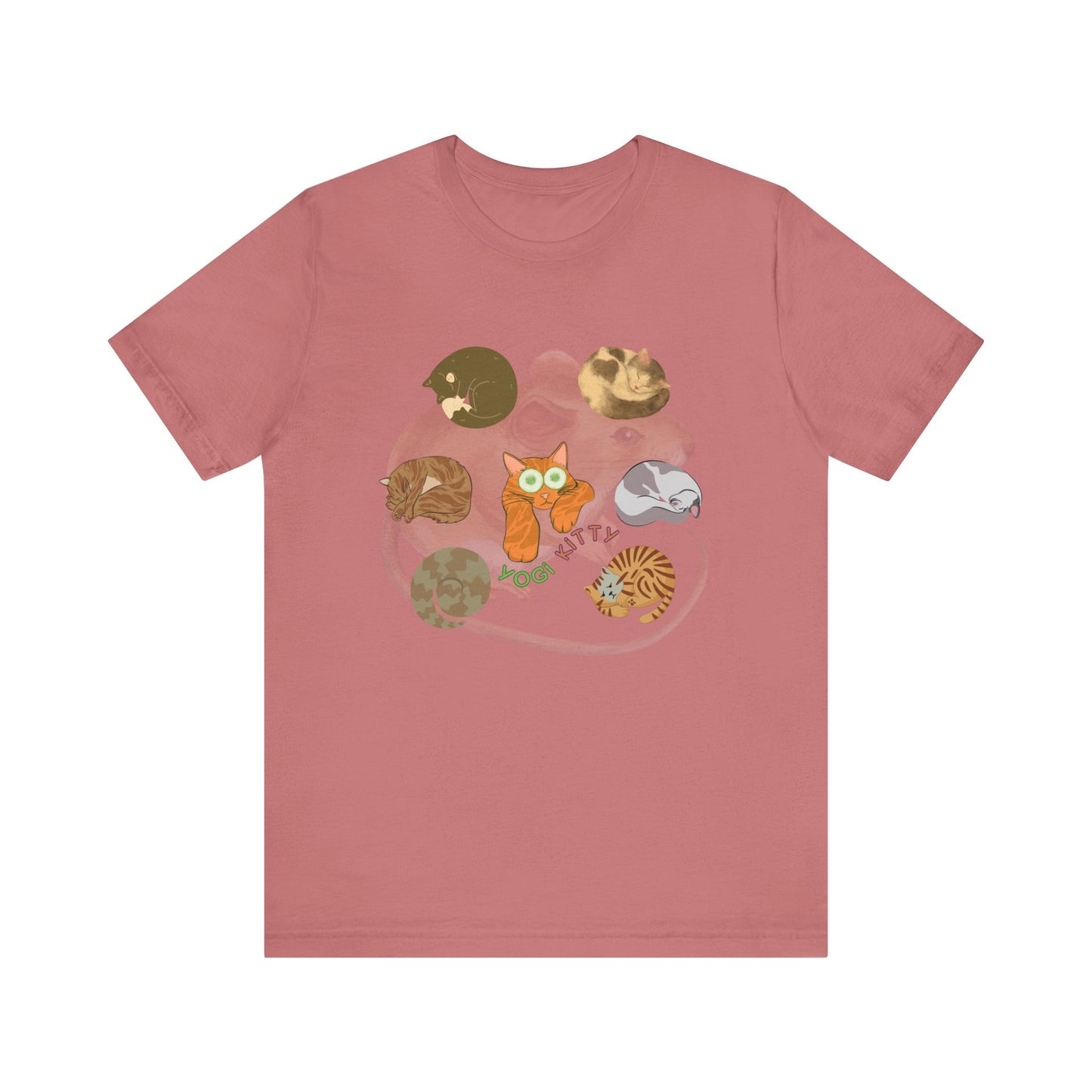 Yogi Kitty v4 Tee - Cat Lovers Shirt