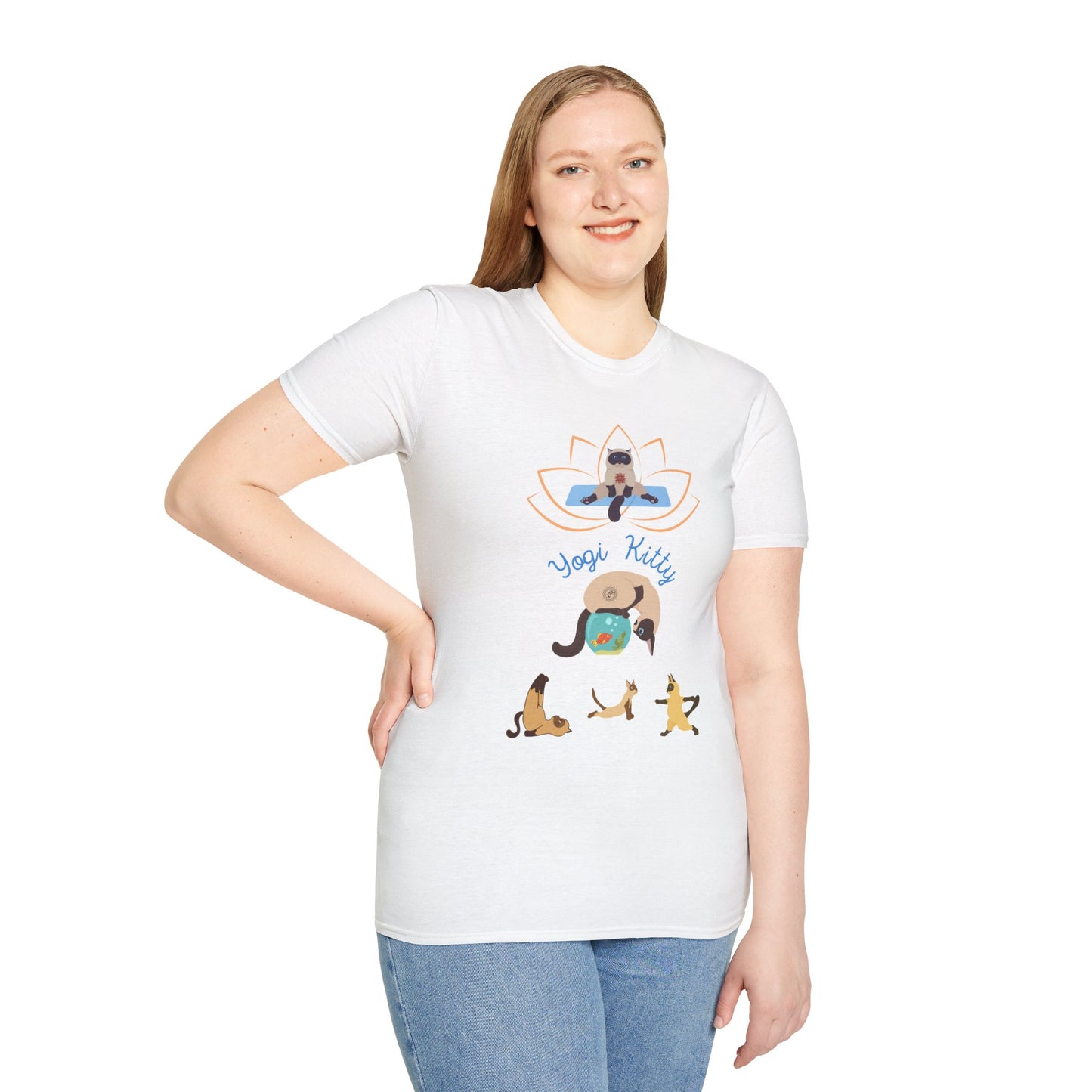 Yogi Kitty V3. Tee - Cat Lovers Shirt