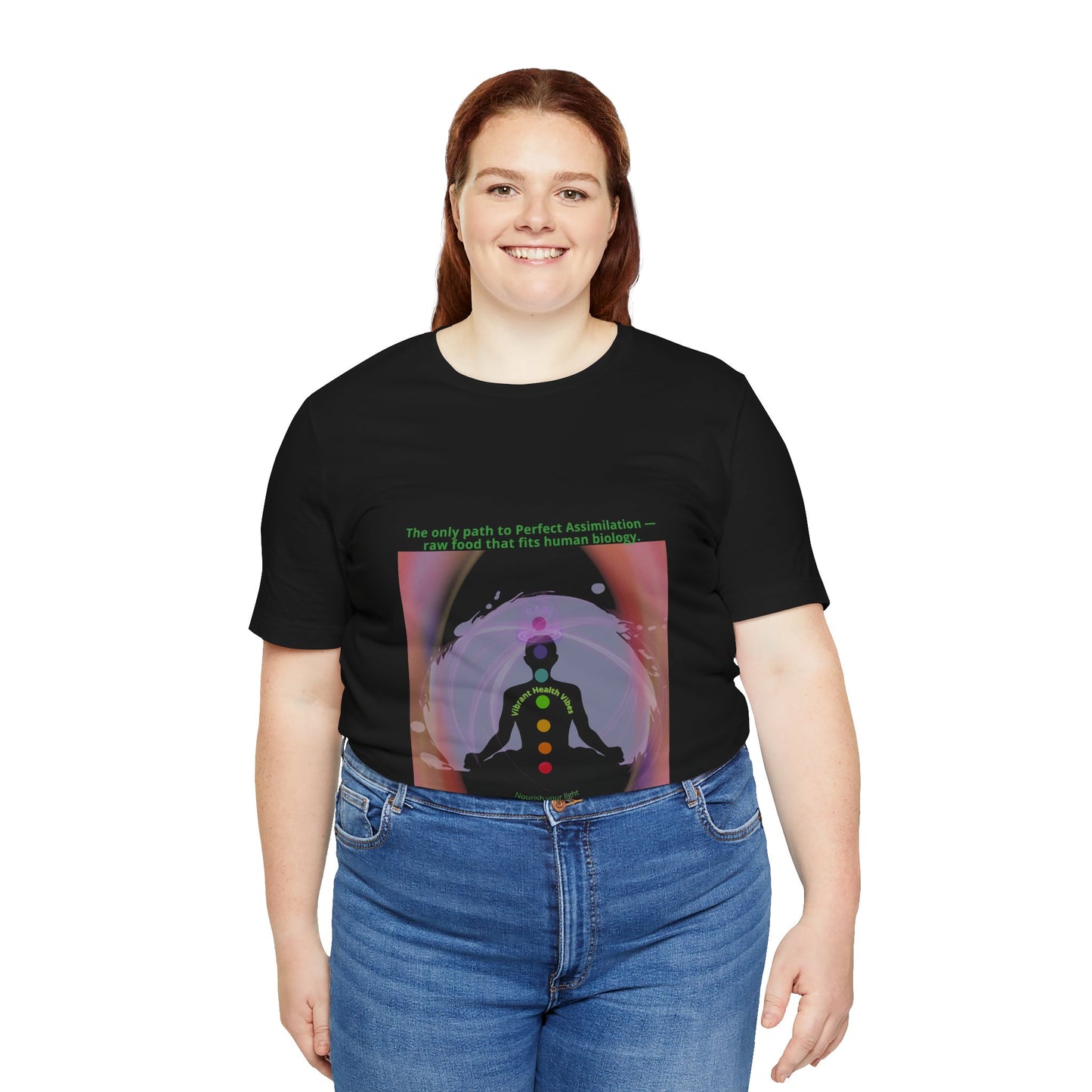 Why Choose Raw Knowledge v16.2 Chakra Energy Unisex Jersey Tee