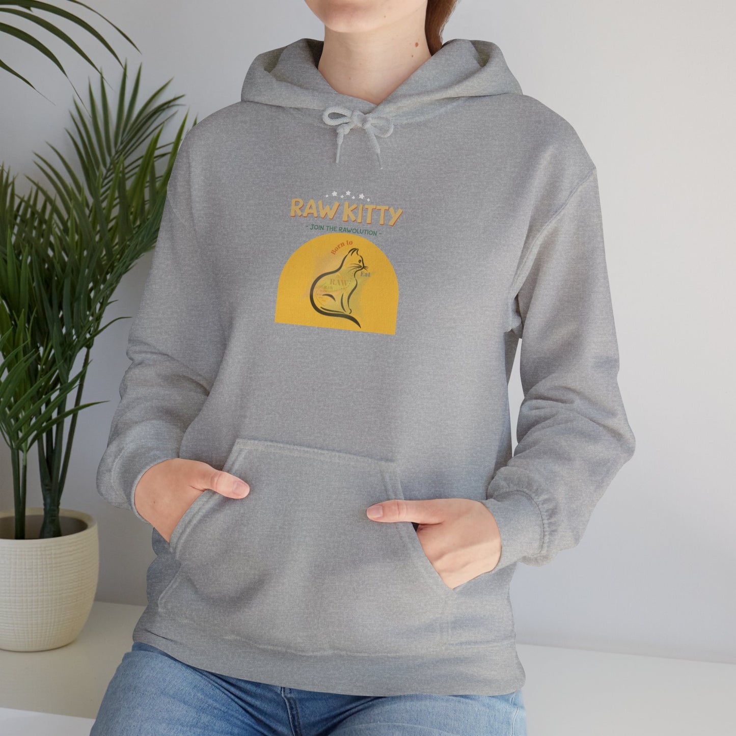 RAW KITTY V2.3 Hoodie - Cat Lovers Sweatshirt
