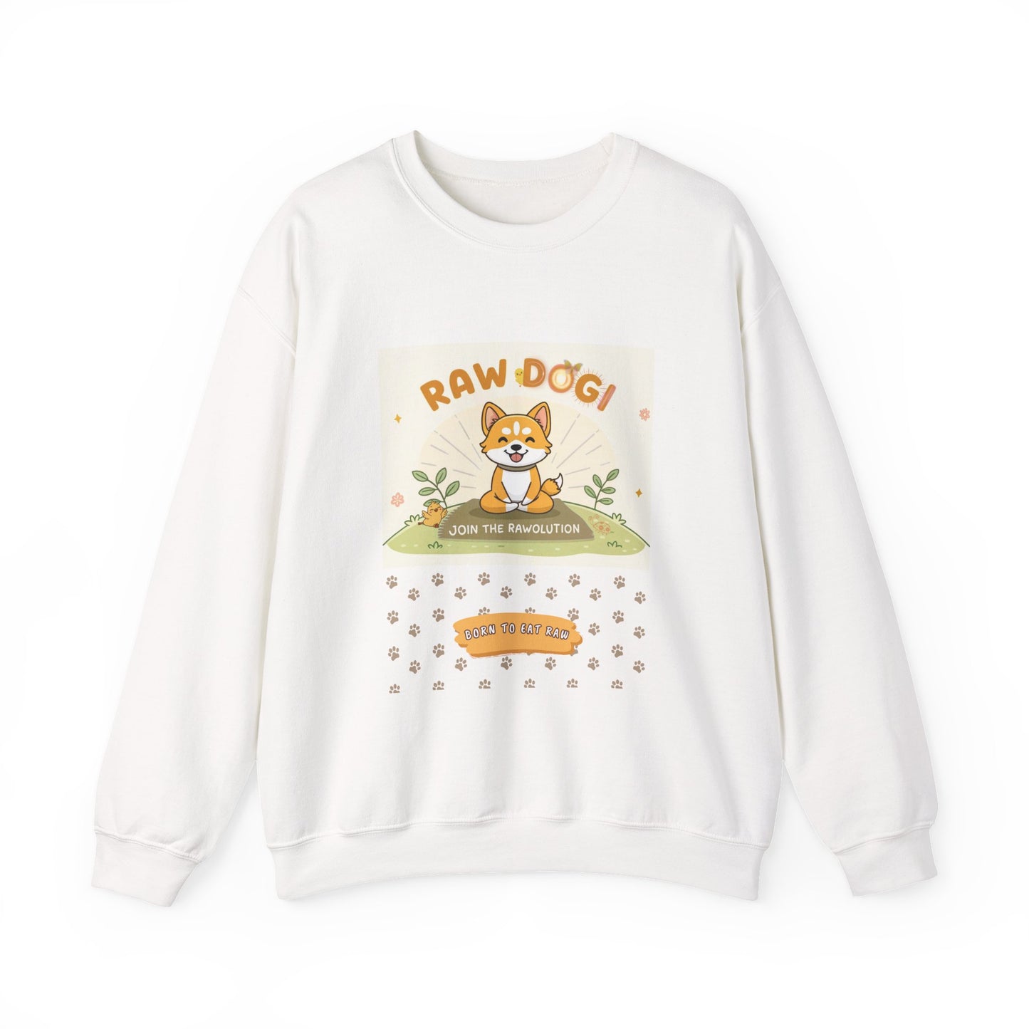 Raw Dogi V1.4.2. Sweatshirt - Playful Vibrant Design
