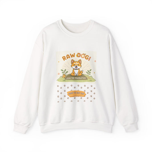 Raw Dogi V1.4.2. Sweatshirt - Playful Vibrant Design