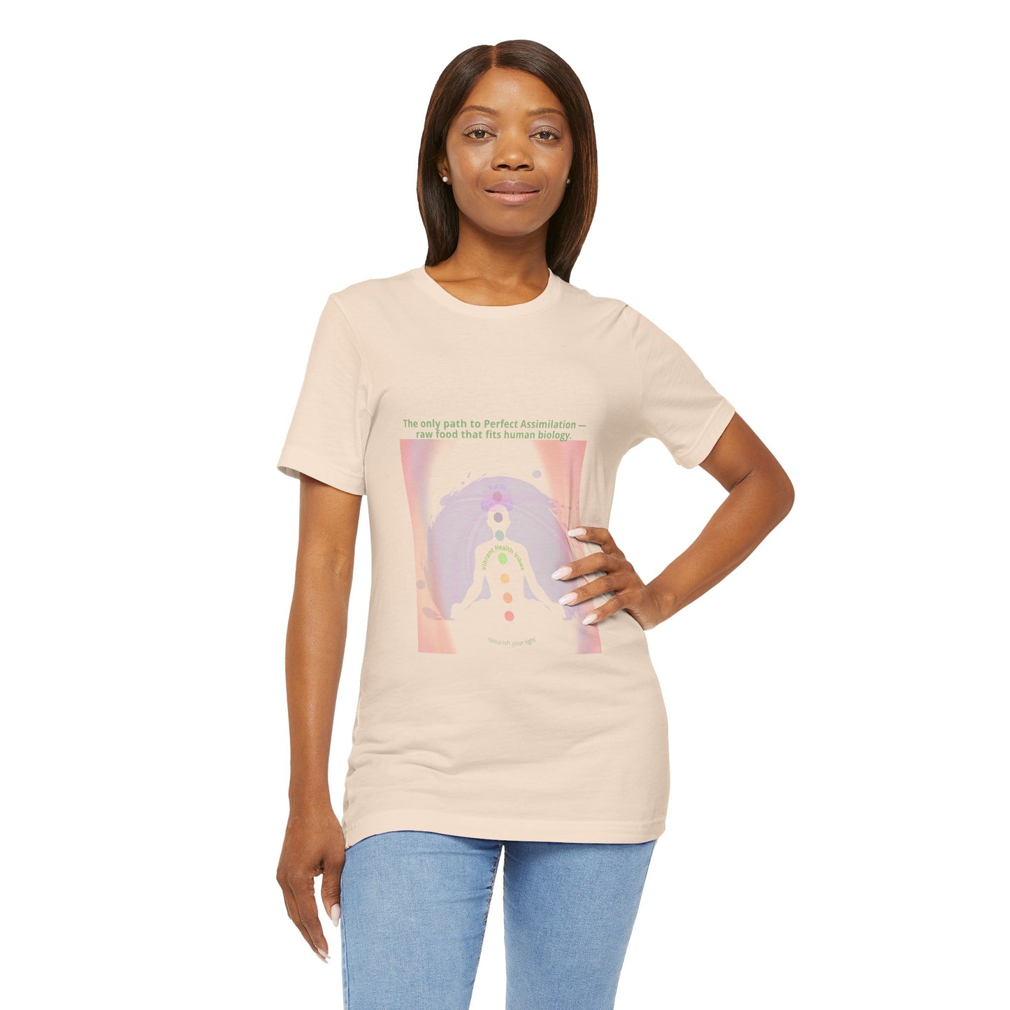 Why Choose Raw Knowledge v16.2 Chakra Energy Unisex Jersey Tee