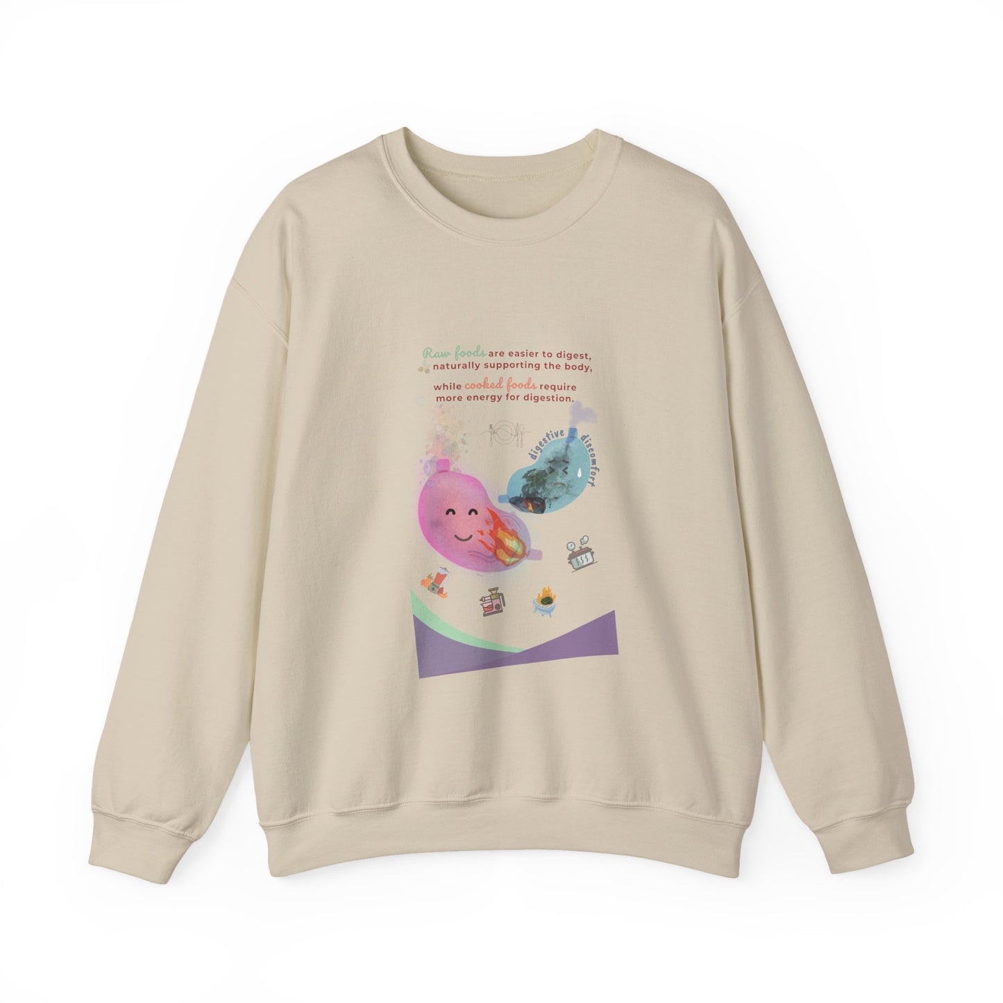 Happy Vibes Crewneck Sweatshirt - Unisex Heavy Blend™