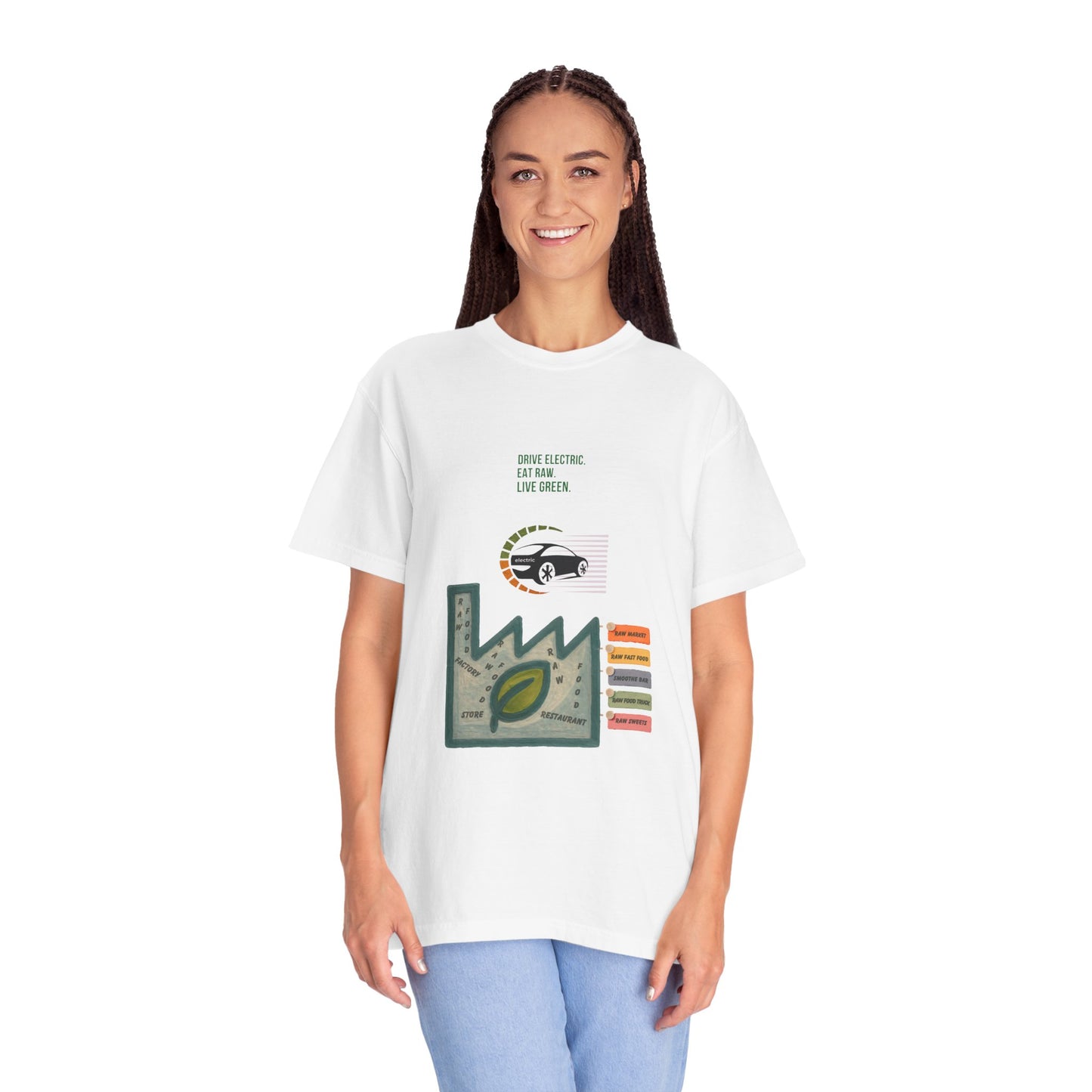 Why Choose Raw Knowledge v11.2 Eco-Friendly Garment-Dyed T-Shirt with Mindful Knowledge Design