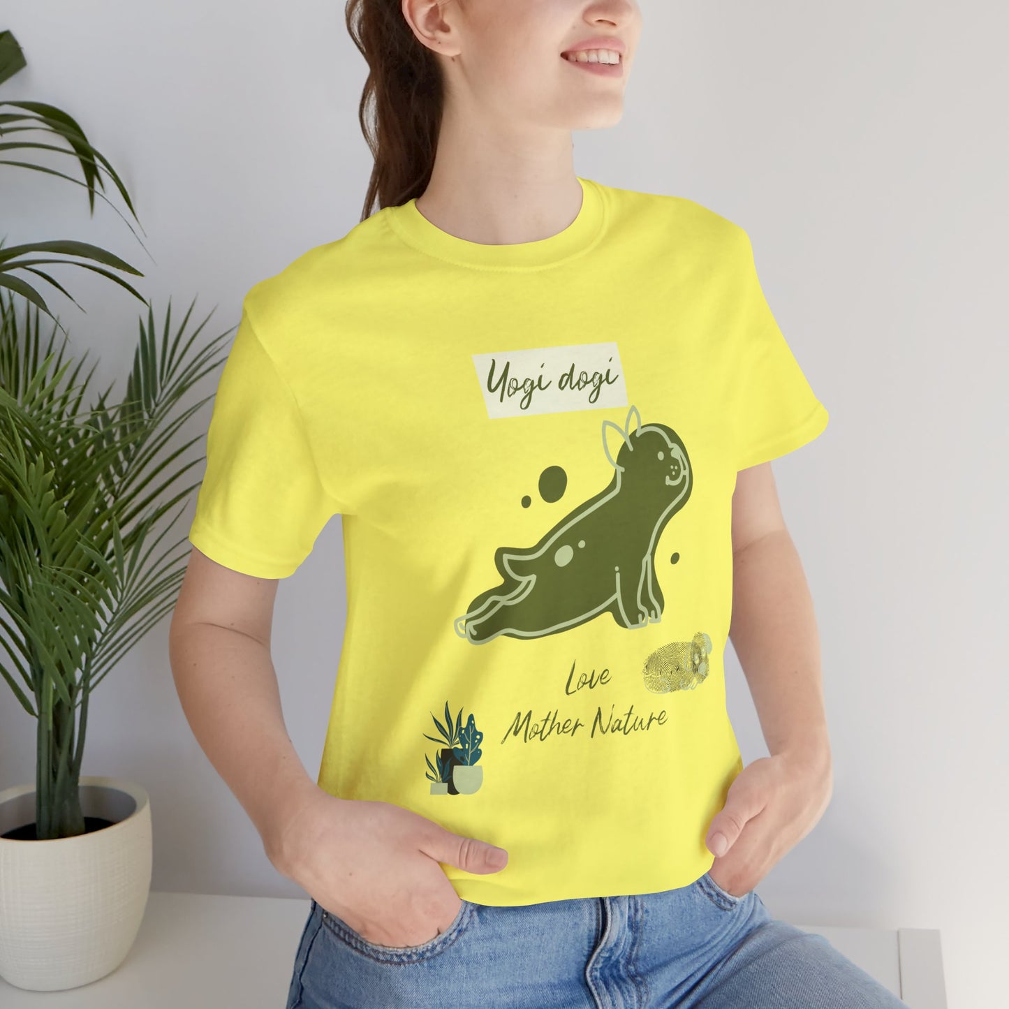 Yogi Dogi V6. Tee - Dog Lover Animal Art