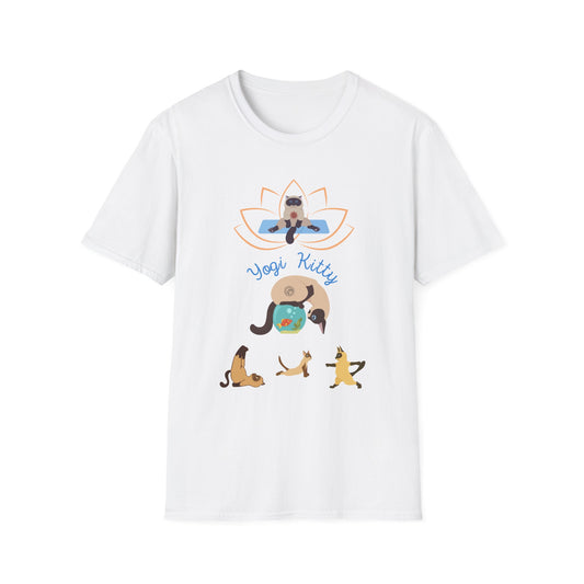 Yogi Kitty V3. Tee - Cat Lovers Shirt