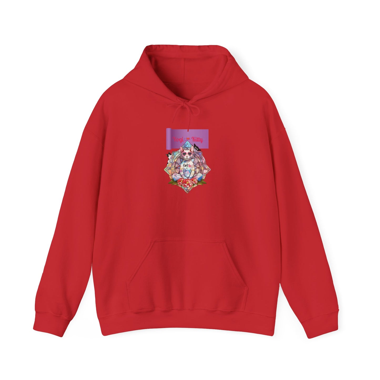 Yogi Kitty V4. Hoodie - Cat Lovers Sweatshirt