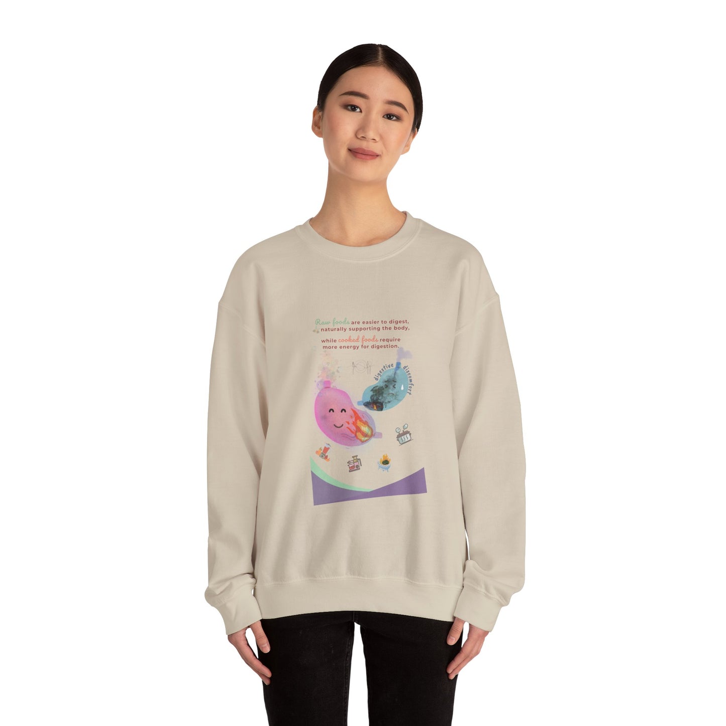 Happy Vibes Crewneck Sweatshirt - Unisex Heavy Blend™