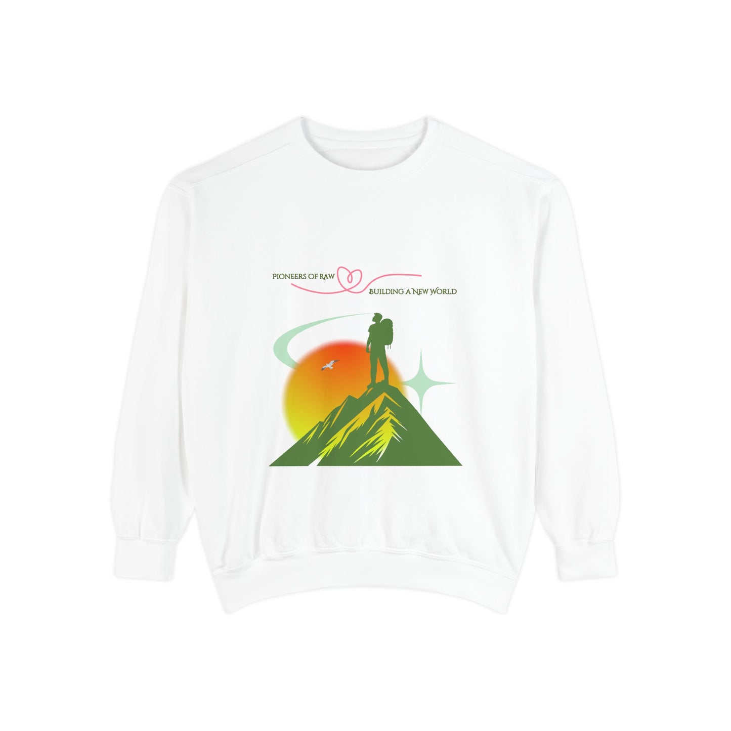 Why Choose Raw Knowledge v4 Sweatshirt – Cozy Unisex Garment-Dyed Pullover for Nature Lovers, Conscious Living & Raw Nutrition Enthusiasts
