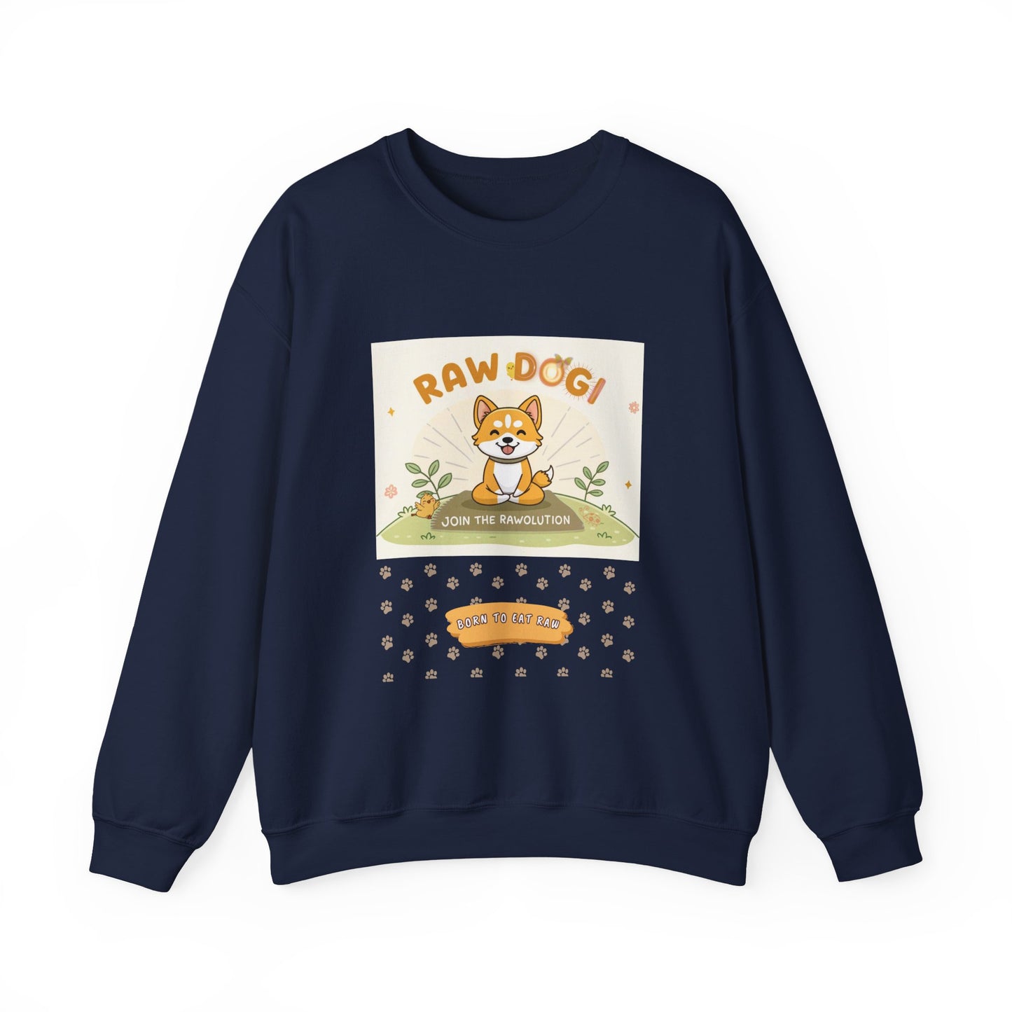Raw Dogi V1.4.2. Sweatshirt - Playful Vibrant Design