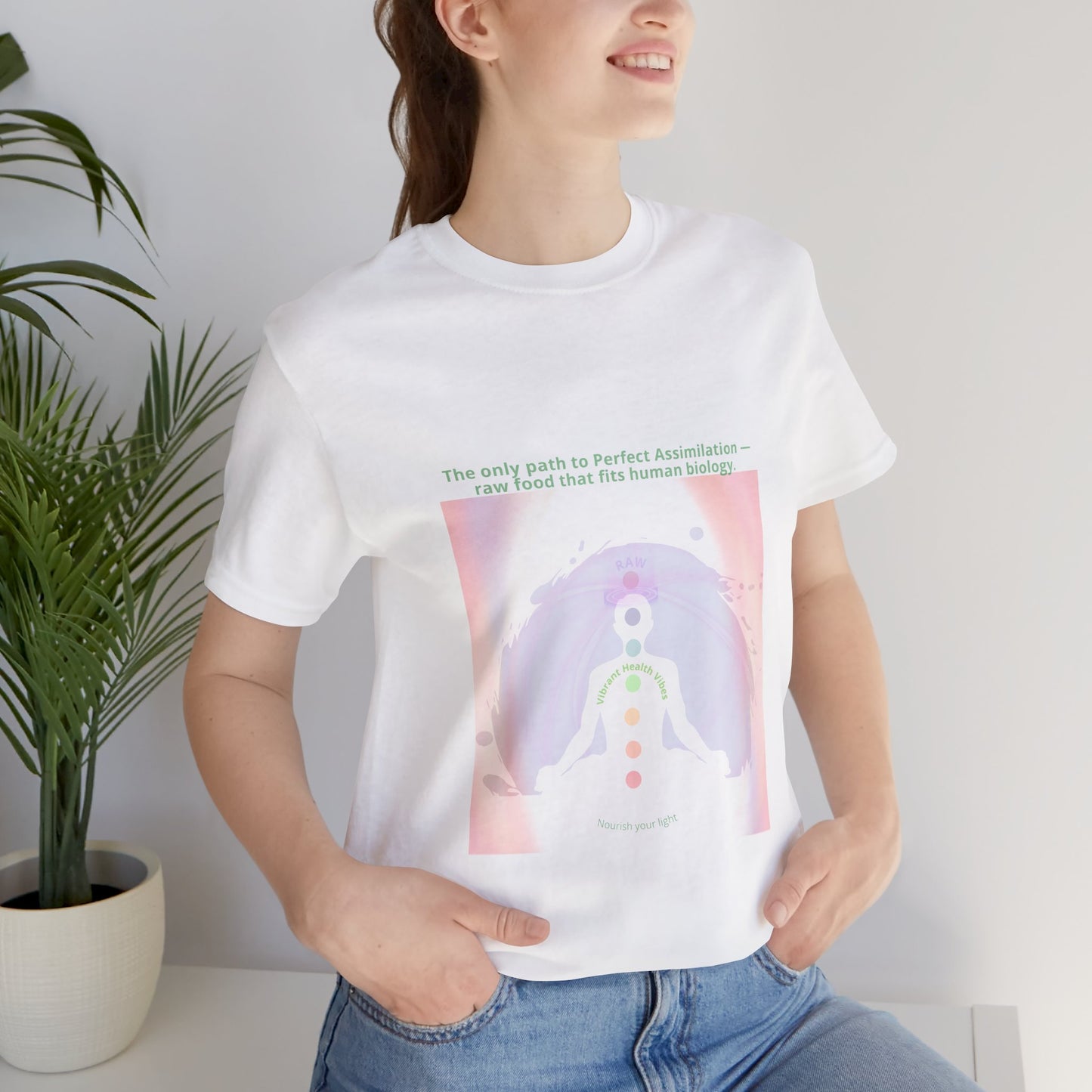 Why Choose Raw Knowledge v16.2 Chakra Energy Unisex Jersey Tee