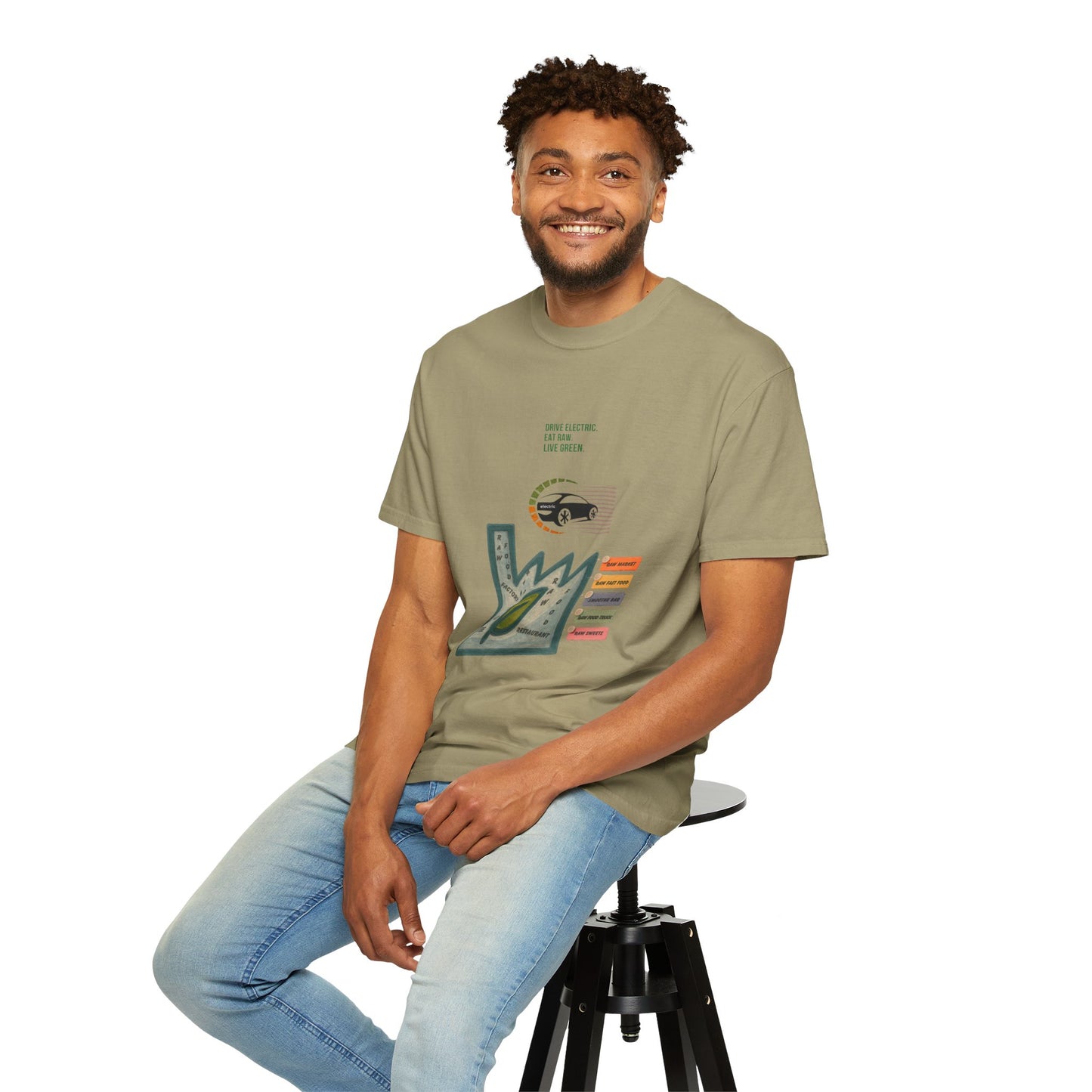 Why Choose Raw Knowledge v11.2 Eco-Friendly Garment-Dyed T-Shirt with Mindful Knowledge Design