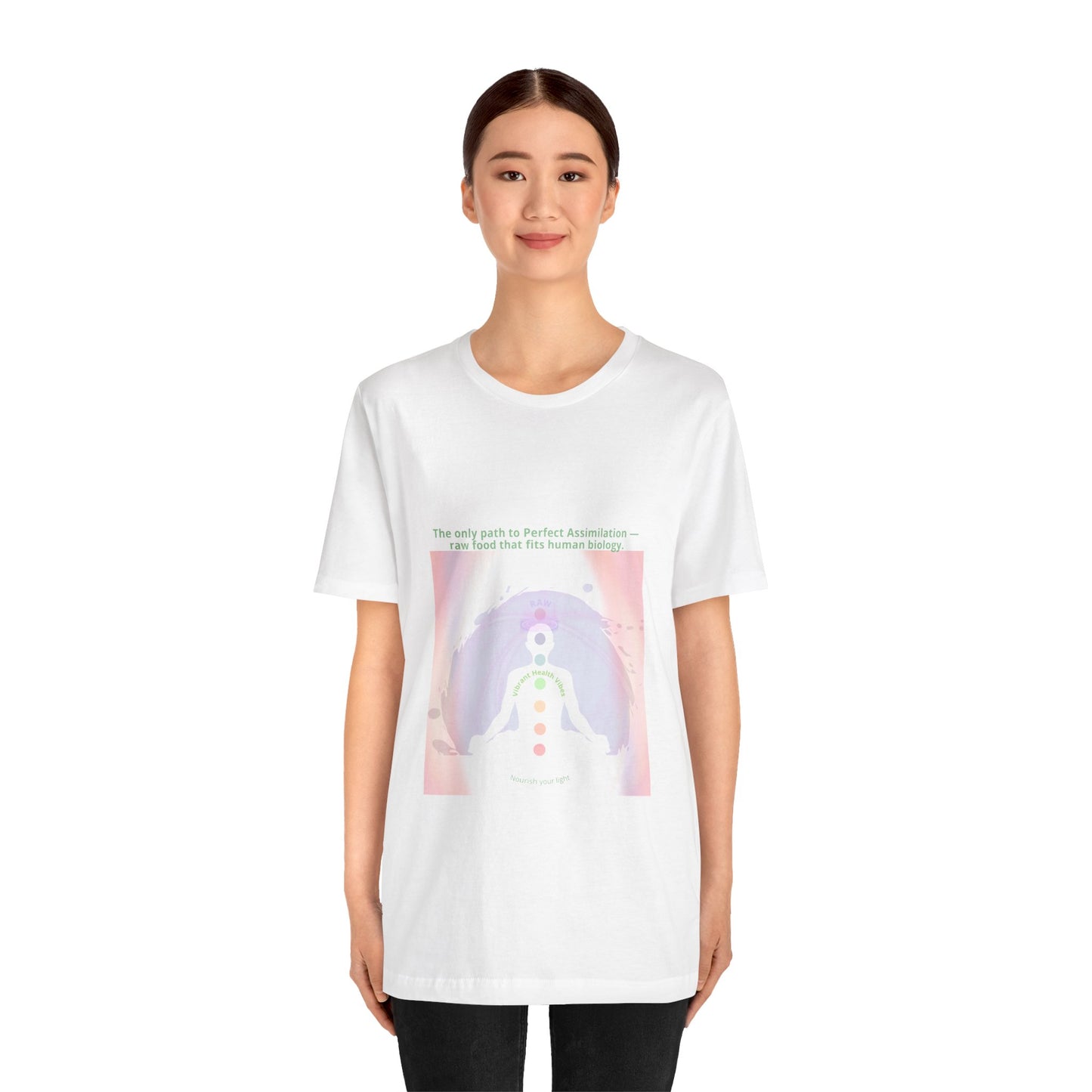 Why Choose Raw Knowledge v16.2 Chakra Energy Unisex Jersey Tee