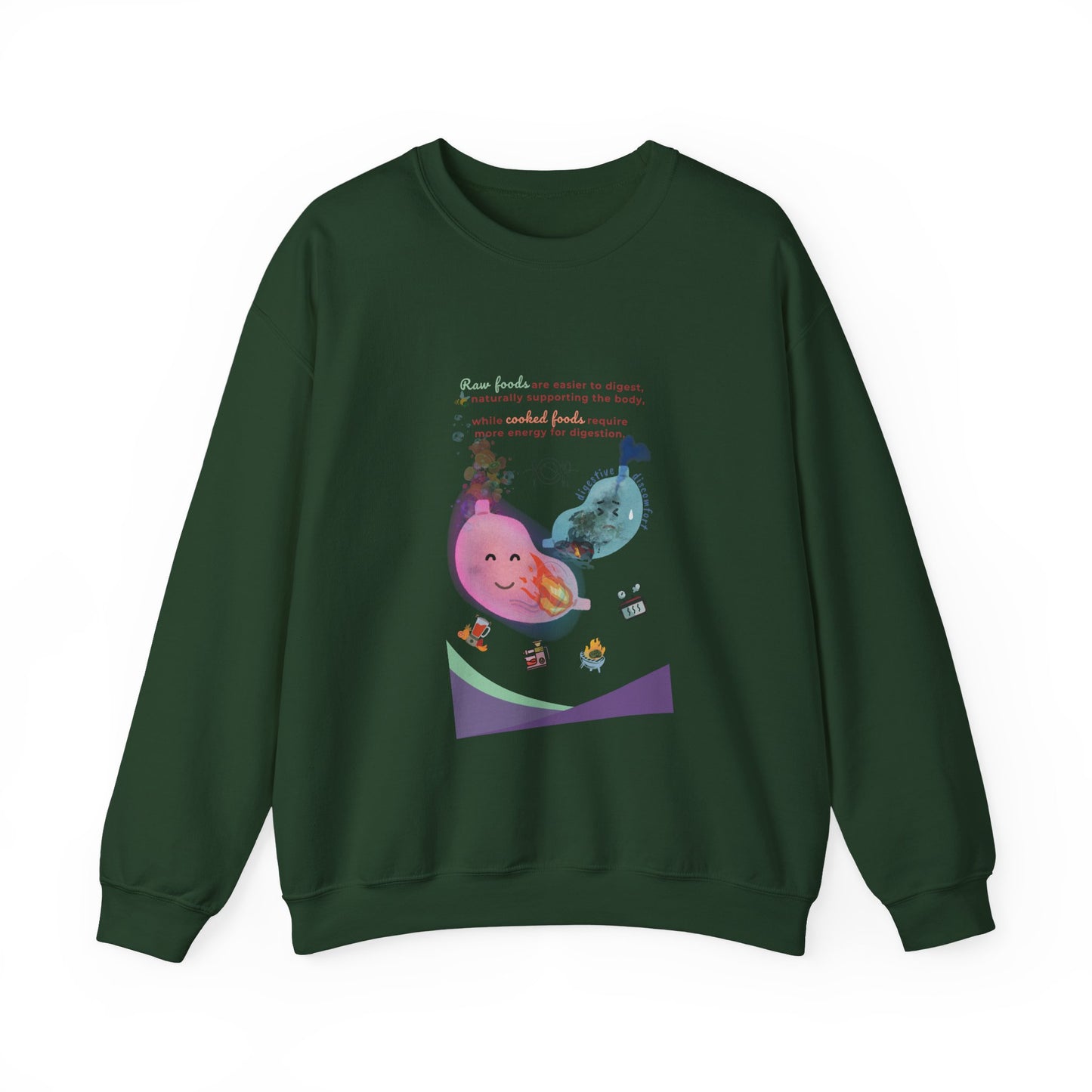 Happy Vibes Crewneck Sweatshirt - Unisex Heavy Blend™