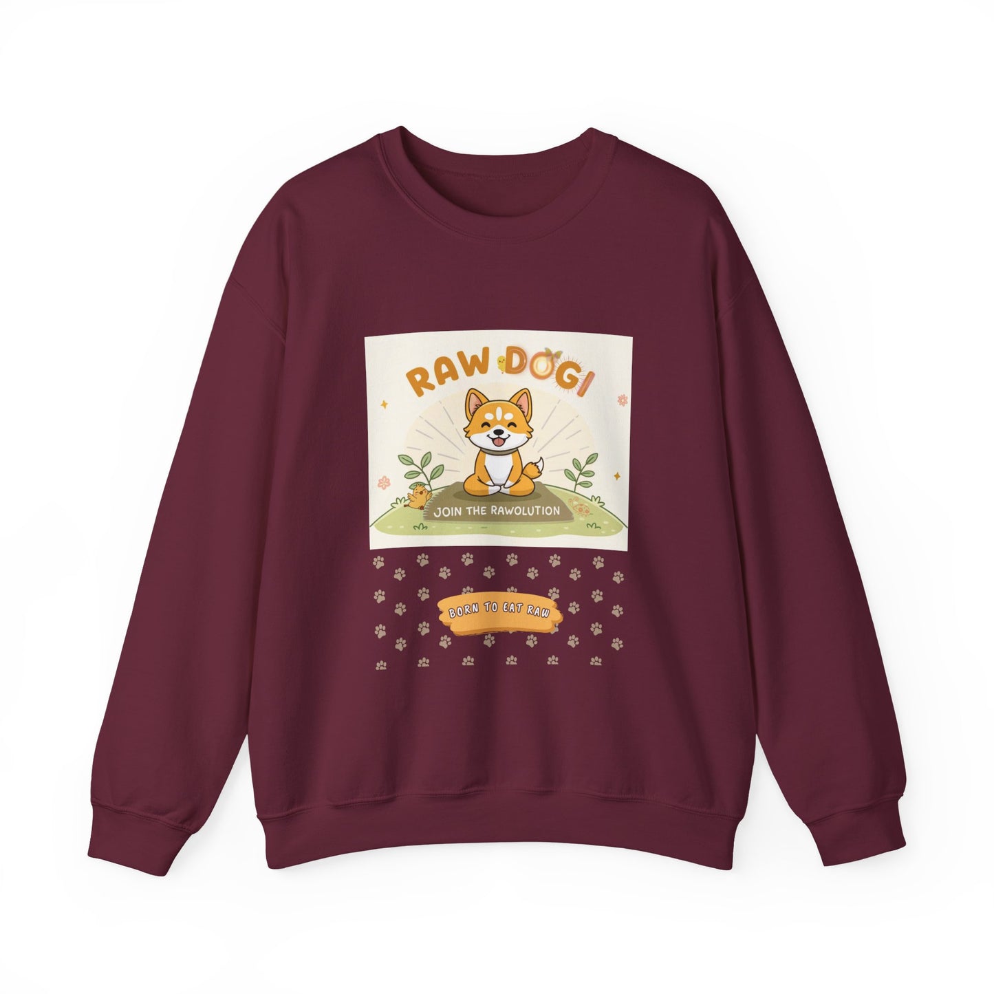 Raw Dogi V1.4.2. Sweatshirt - Playful Vibrant Design