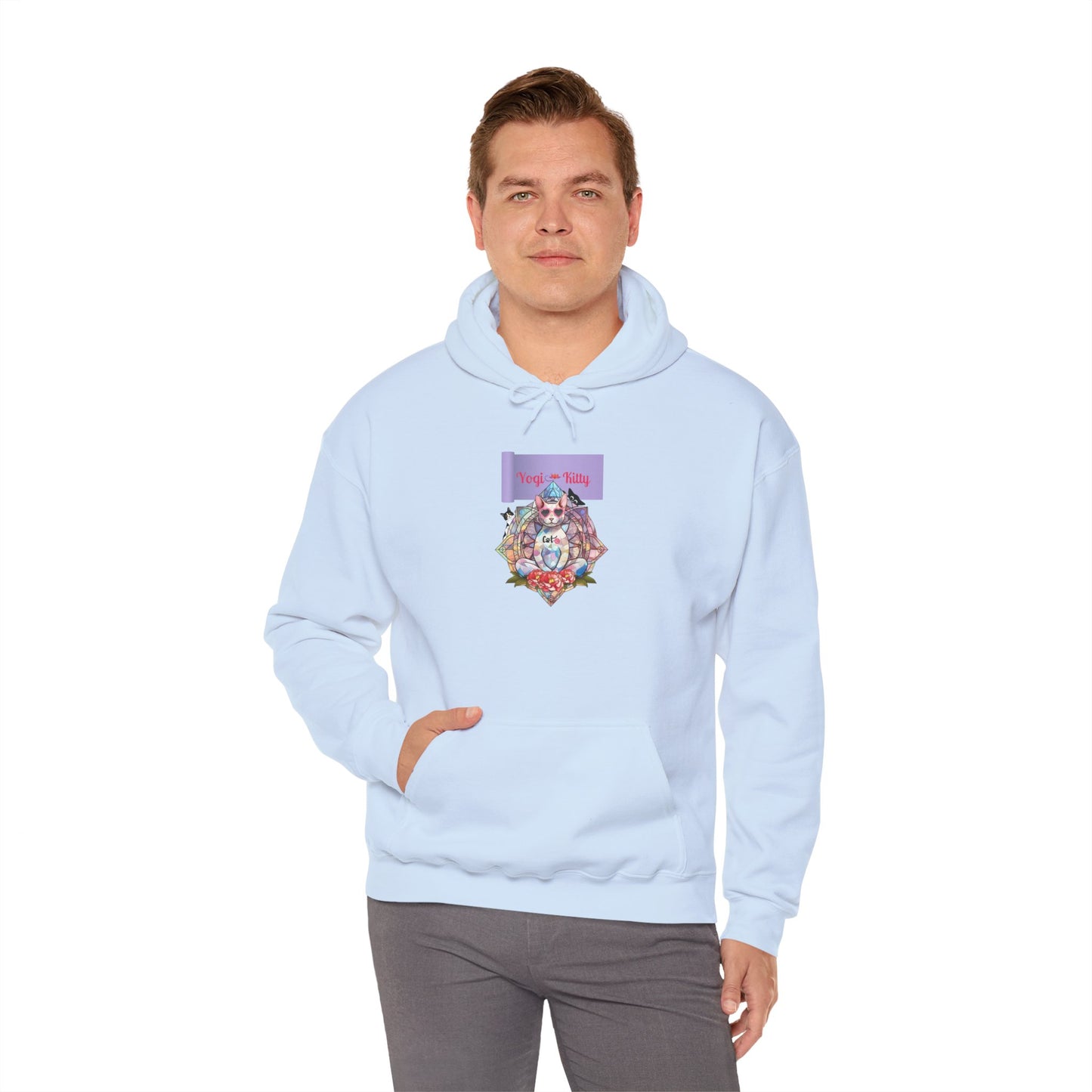 Yogi Kitty V4. Hoodie - Cat Lovers Sweatshirt