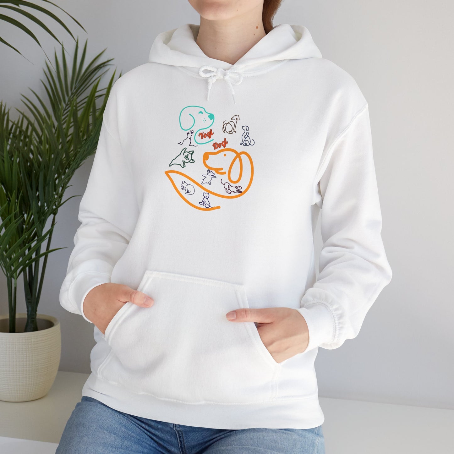 Yogi Dogi vV7. Hoodie - Animal Art for Dog Lovers