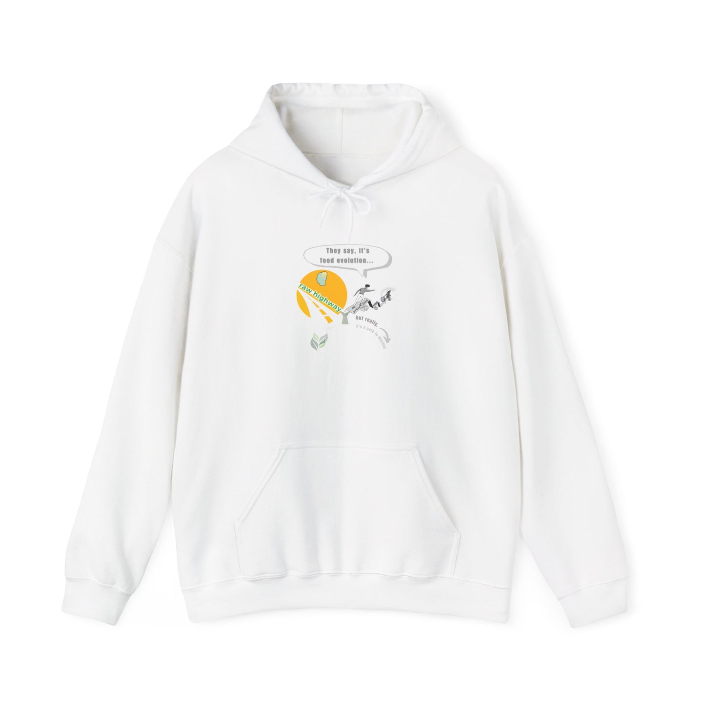 Raw vs Processed Path Hoodie – Sunshine Vibes Wellness Design | Why Choose Raw Knowledge v8.2