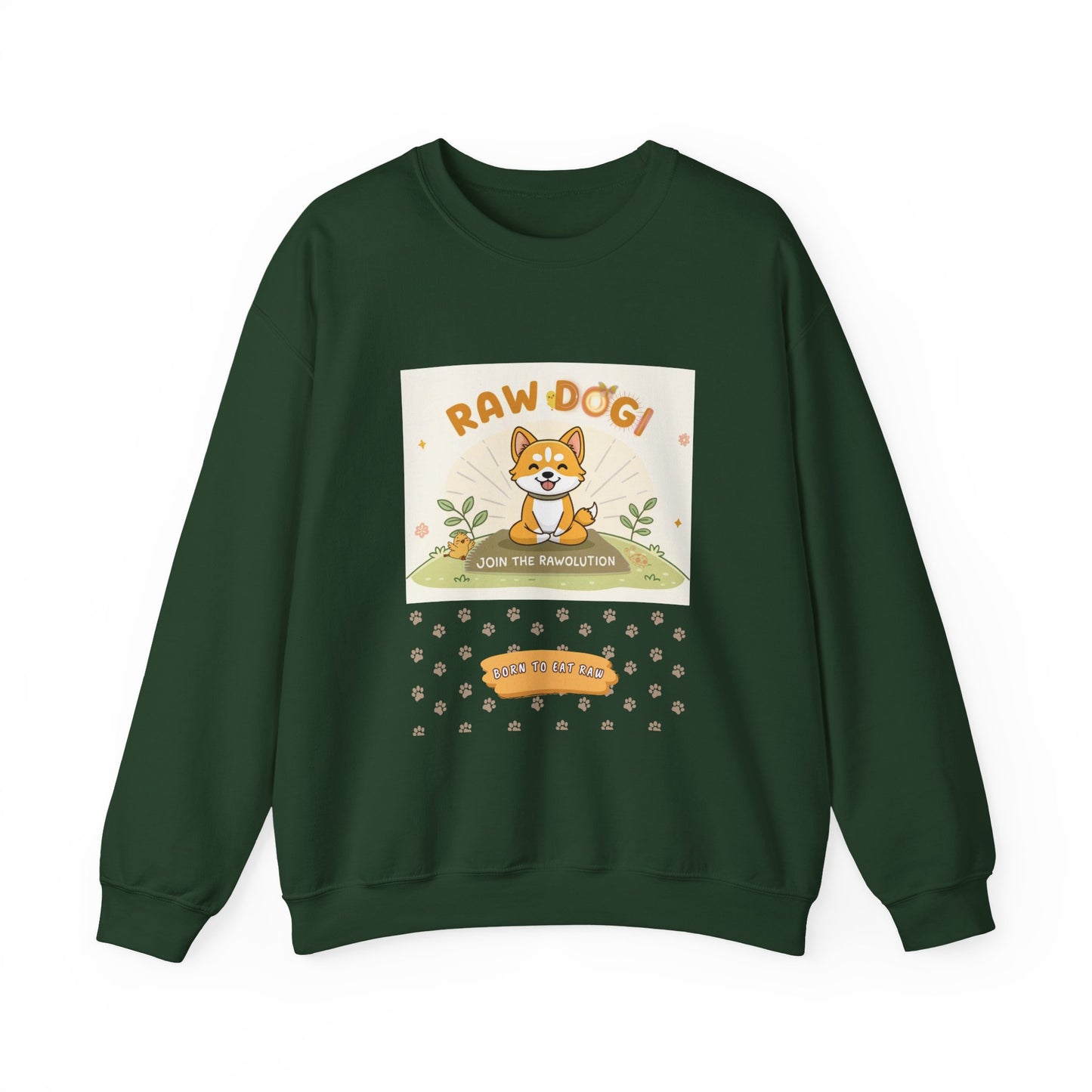 Raw Dogi V1.4.2. Sweatshirt - Playful Vibrant Design