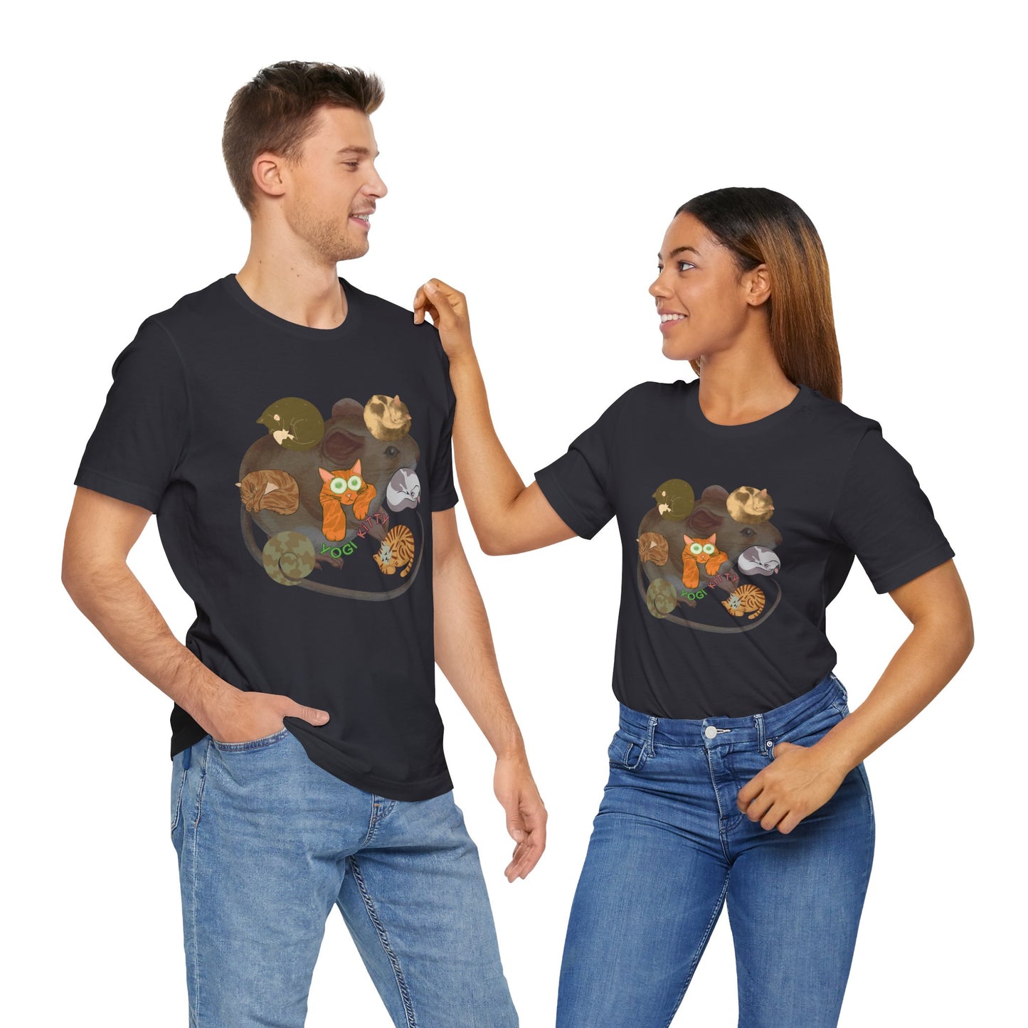 Yogi Kitty v4 Tee - Cat Lovers Shirt