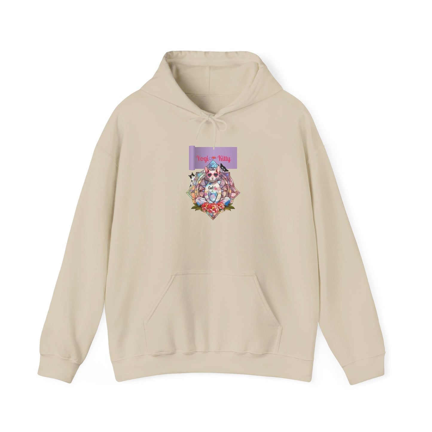 Yogi Kitty V4. Hoodie - Cat Lovers Sweatshirt