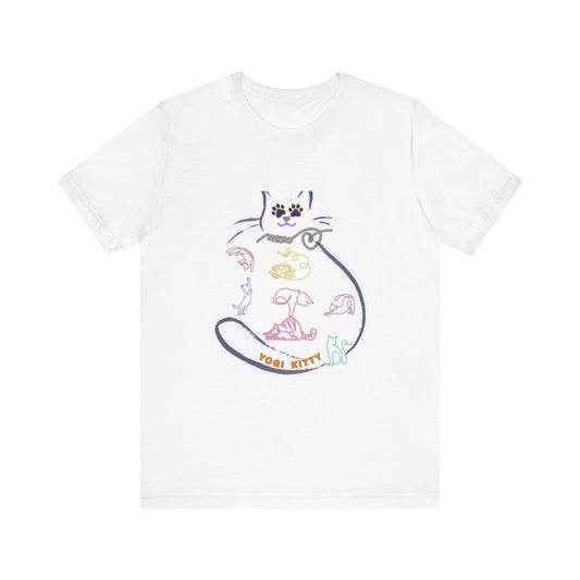 Yogi Kitty V9. Tee - Cute Cat Yoga Shirt