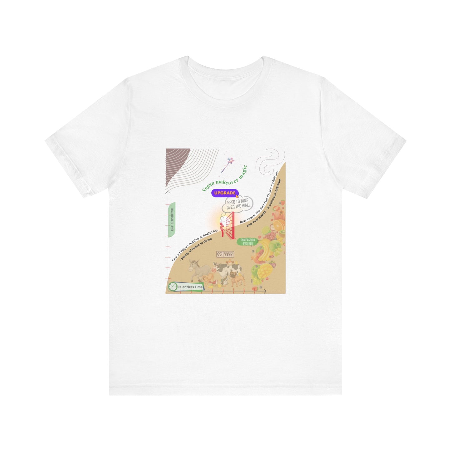 Why Choose Raw Knowledge v23.2 Adventure Map Short Sleeve Tee - Unisex