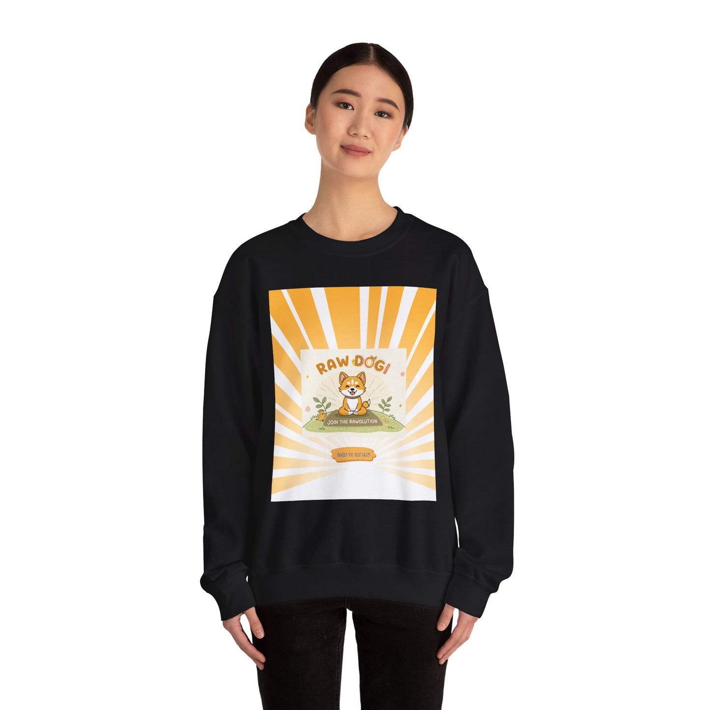 Raw Dogi V1.4.4. Sweatshirt - Raw Living Yoga Dog
