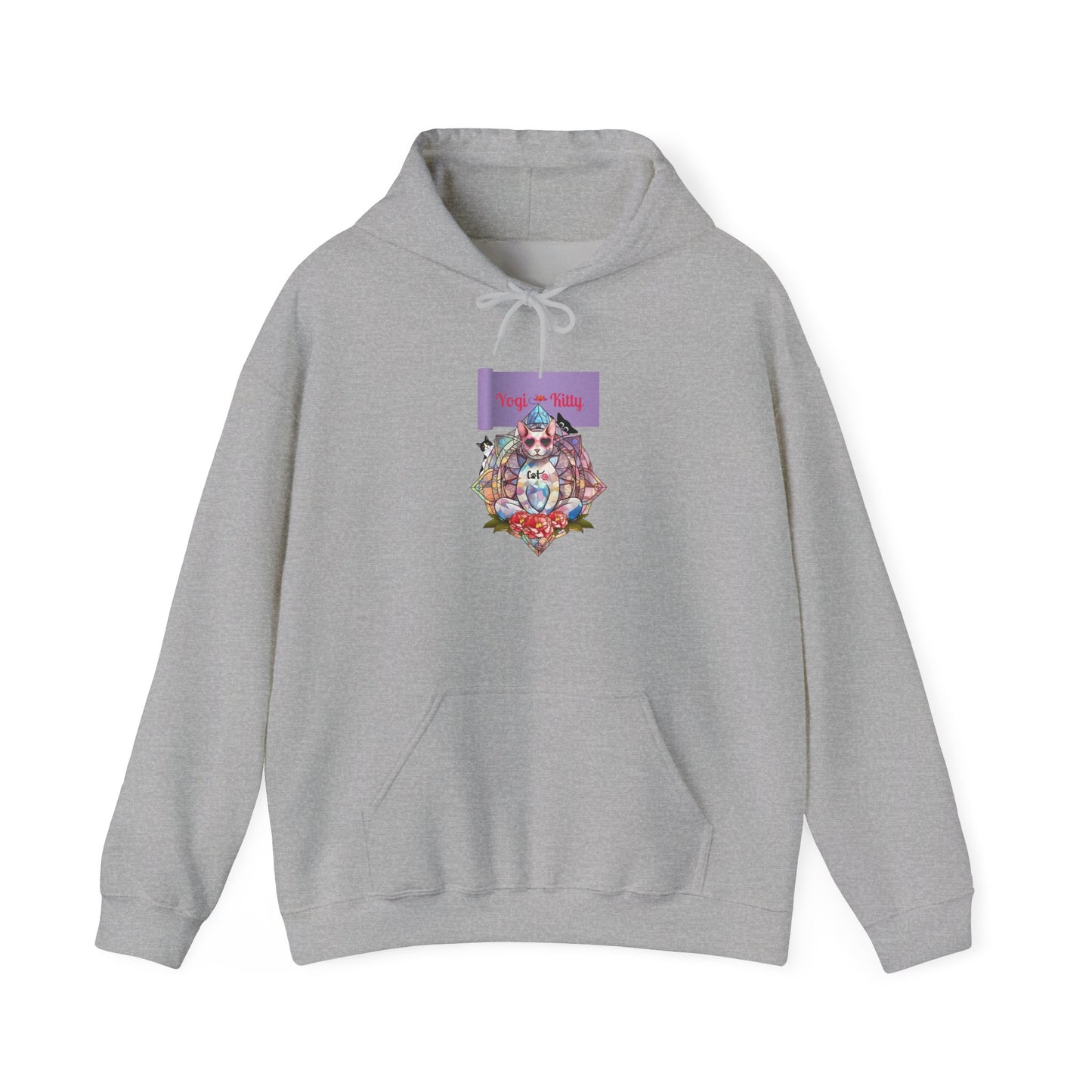 Yogi Kitty V4. Hoodie - Cat Lovers Sweatshirt