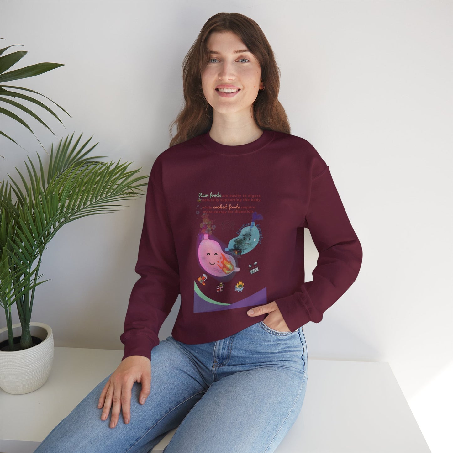 Happy Vibes Crewneck Sweatshirt - Unisex Heavy Blend™