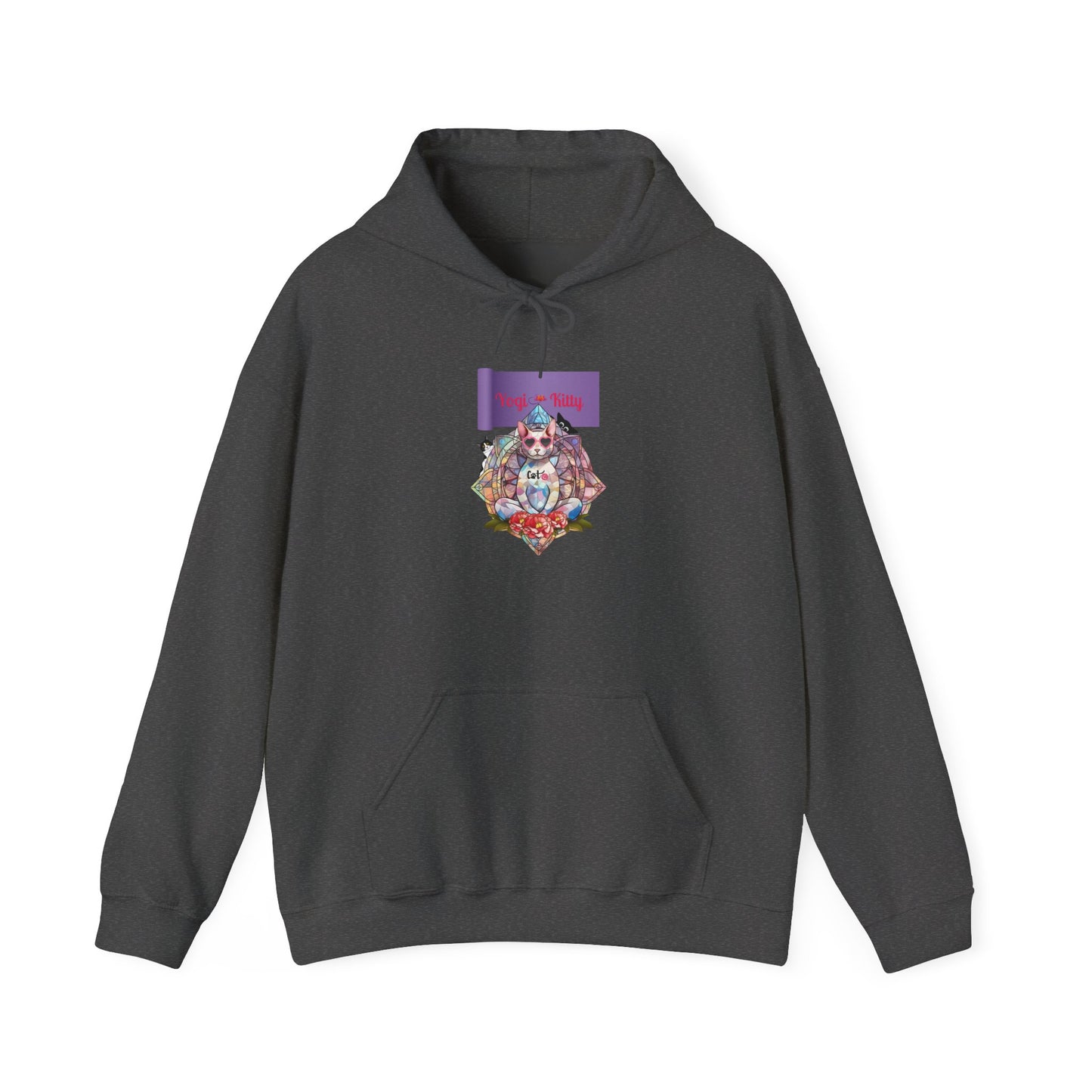 Yogi Kitty V4. Hoodie - Cat Lovers Sweatshirt