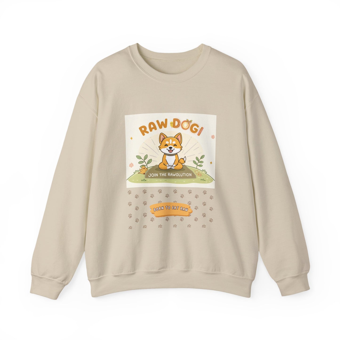 Raw Dogi V1.4.2. Sweatshirt - Playful Vibrant Design