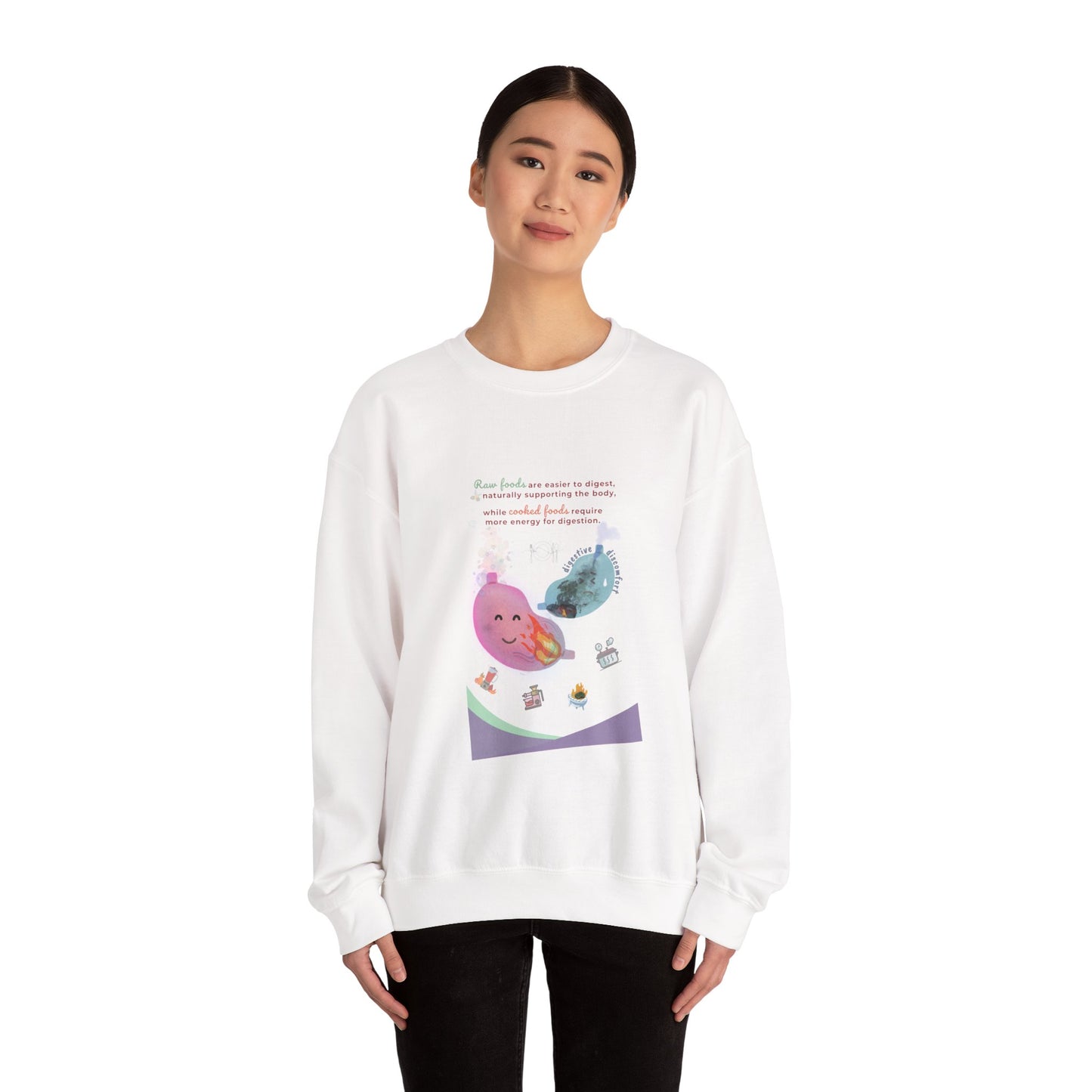 Happy Vibes Crewneck Sweatshirt - Unisex Heavy Blend™