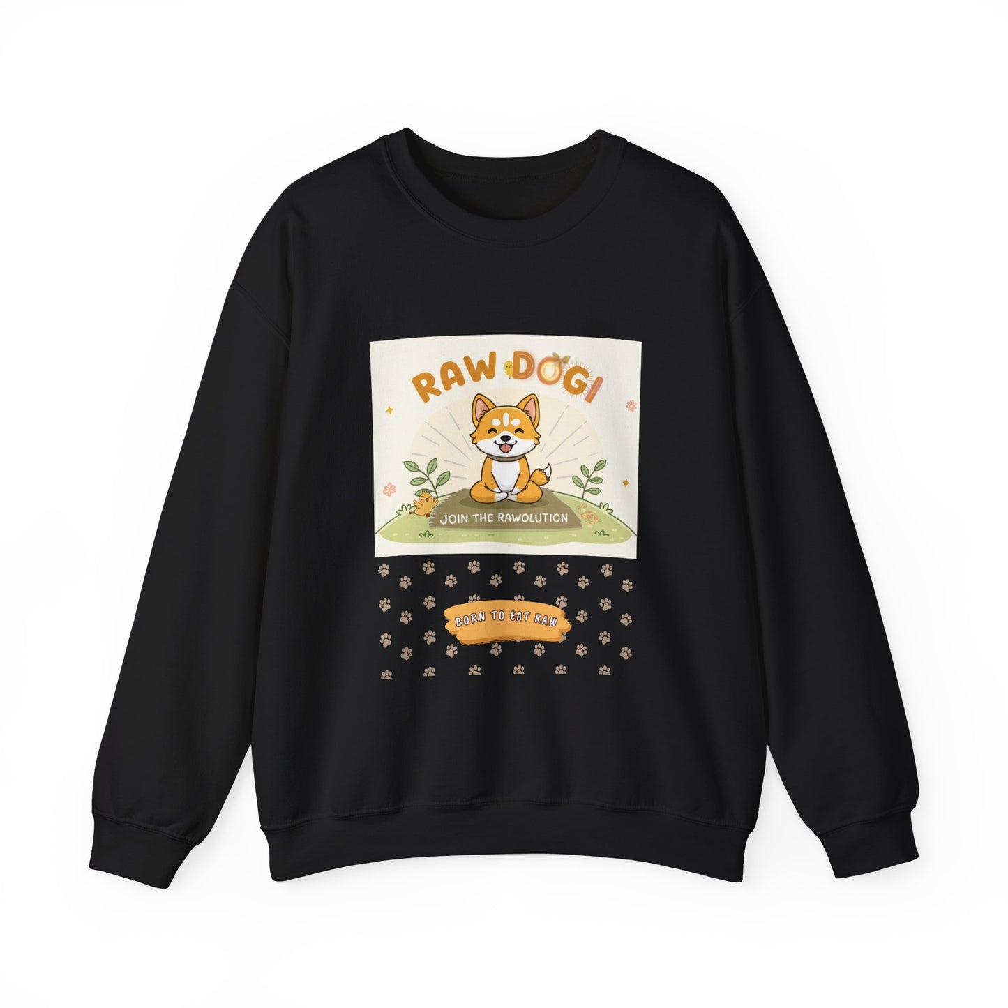 Raw Dogi V1.4.2. Sweatshirt - Playful Vibrant Design