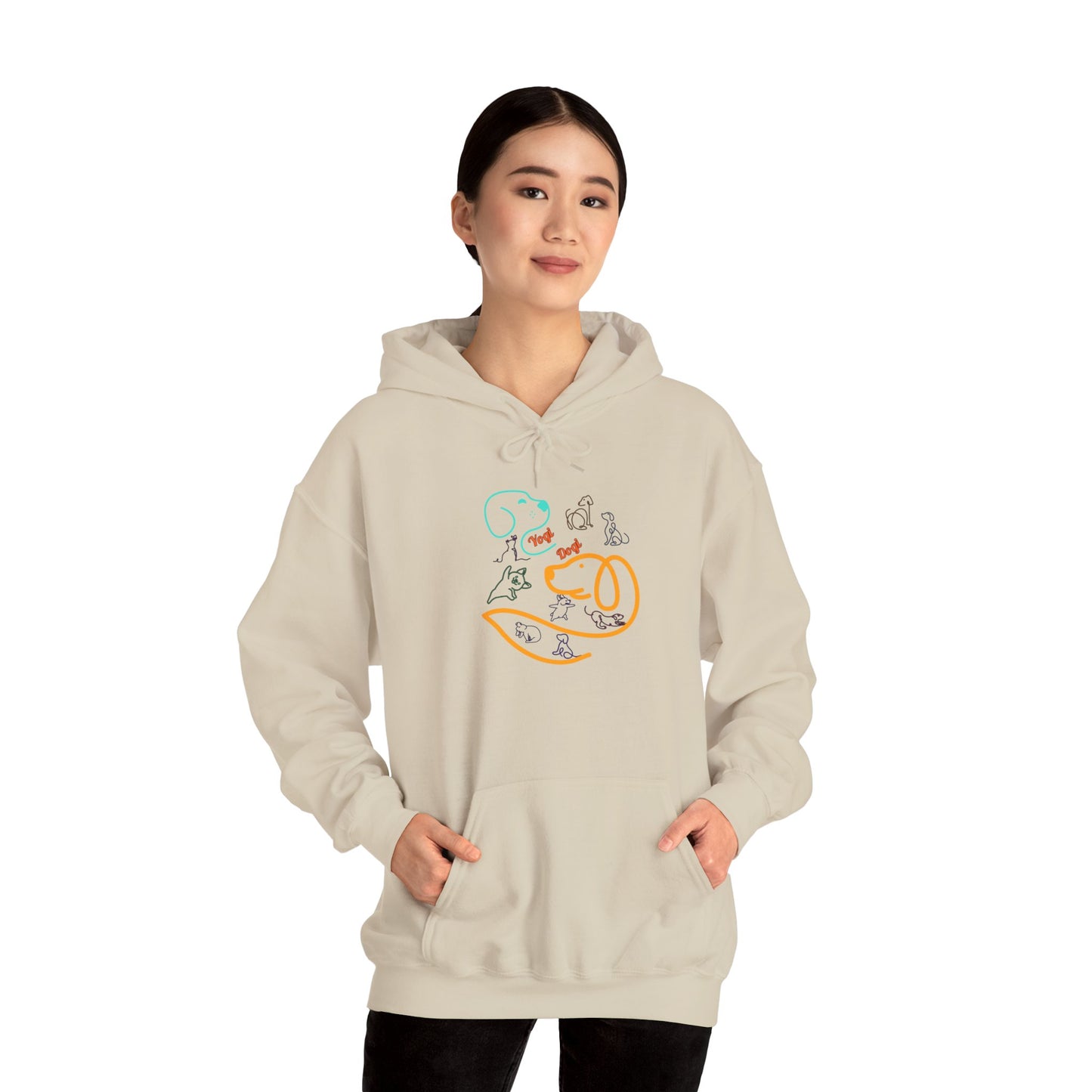 Yogi Dogi vV7. Hoodie - Animal Art for Dog Lovers