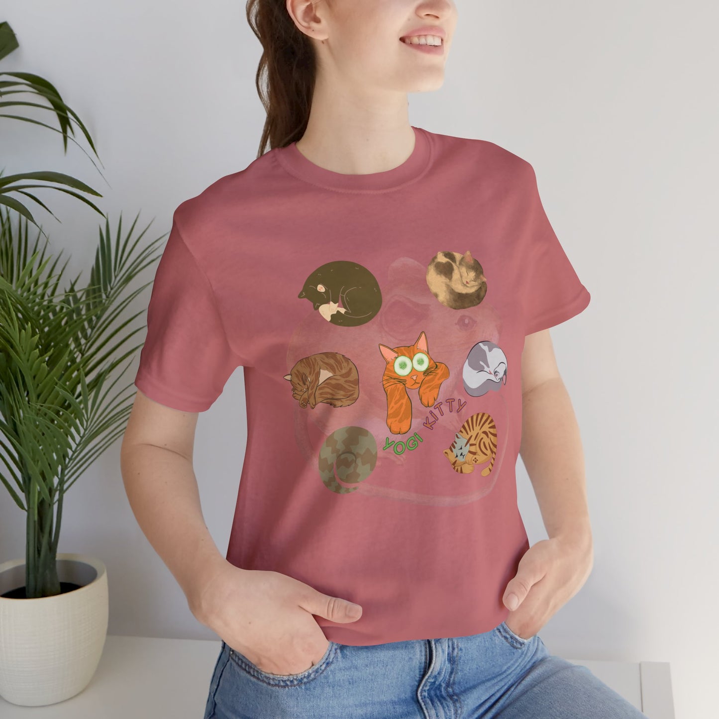 Yogi Kitty v4 Tee - Cat Lovers Shirt