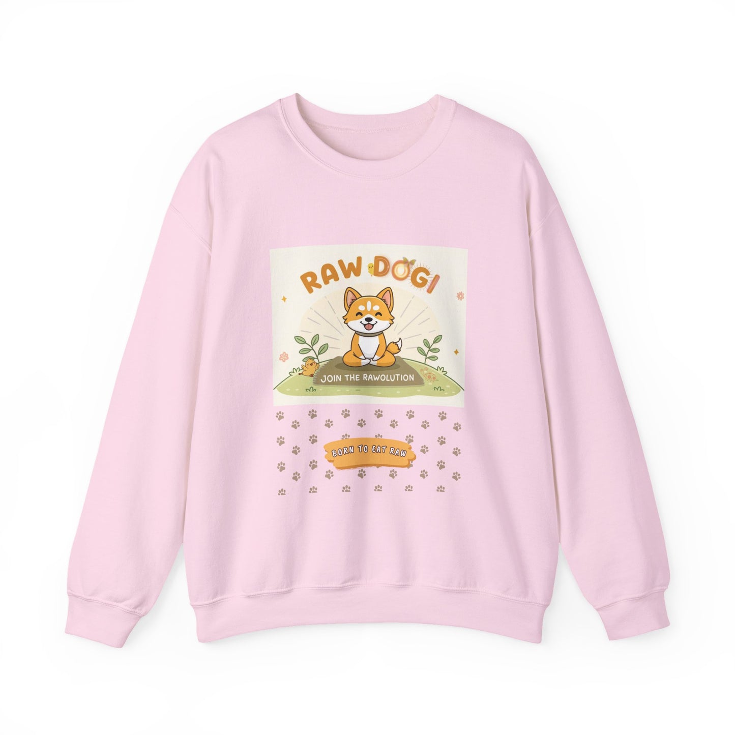 Raw Dogi V1.4.2. Sweatshirt - Playful Vibrant Design