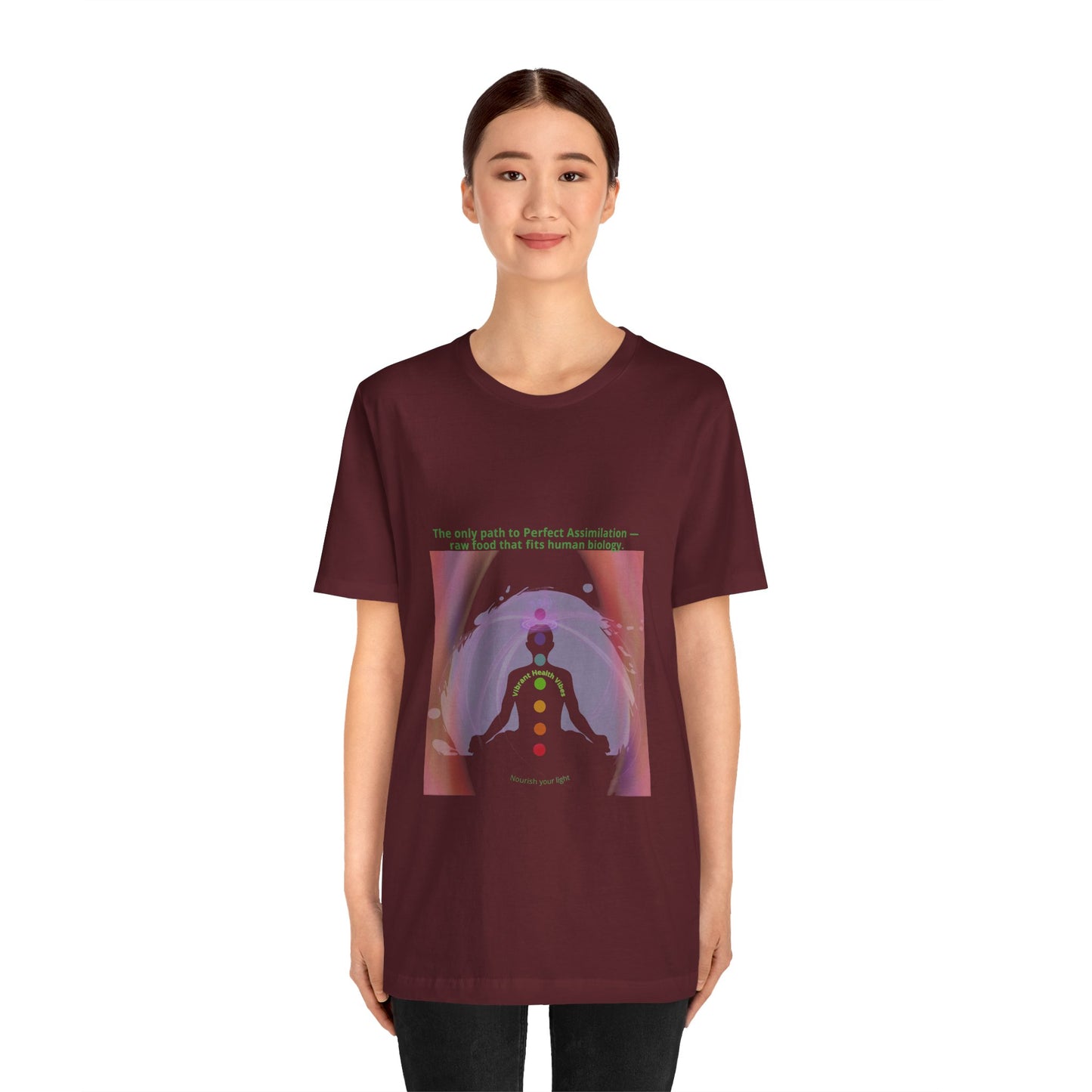 Why Choose Raw Knowledge v16.2 Chakra Energy Unisex Jersey Tee