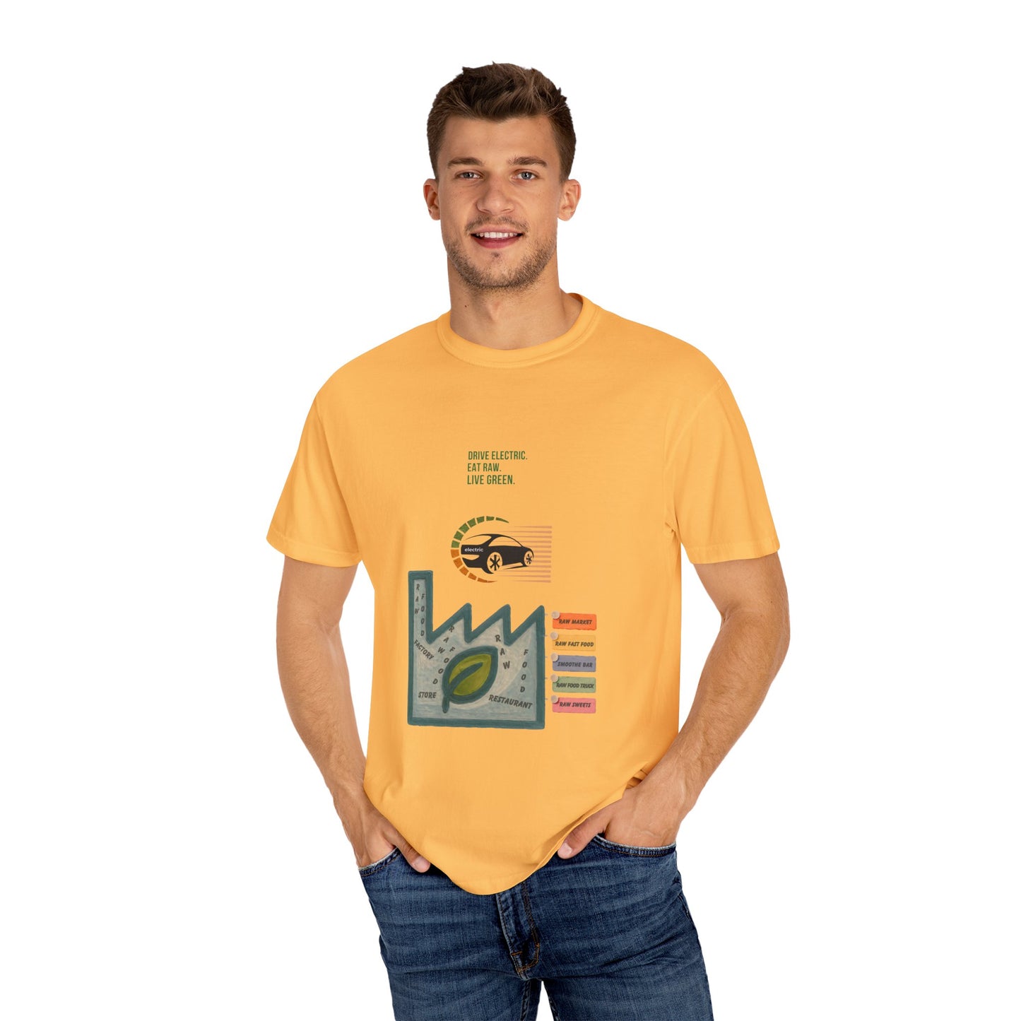 Why Choose Raw Knowledge v11.2 Eco-Friendly Garment-Dyed T-Shirt with Mindful Knowledge Design