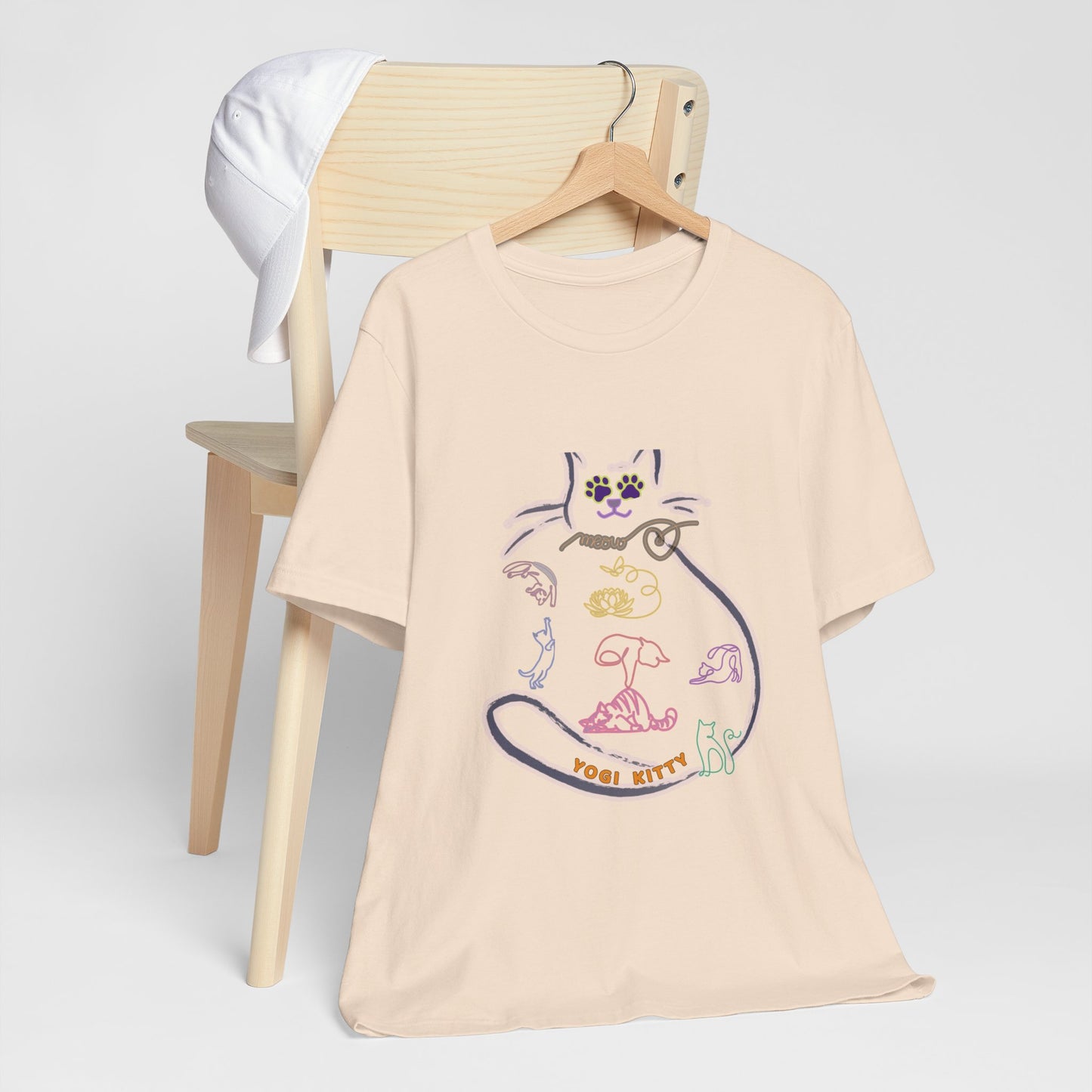 Yogi Kitty V9. Tee - Cute Cat Yoga Shirt